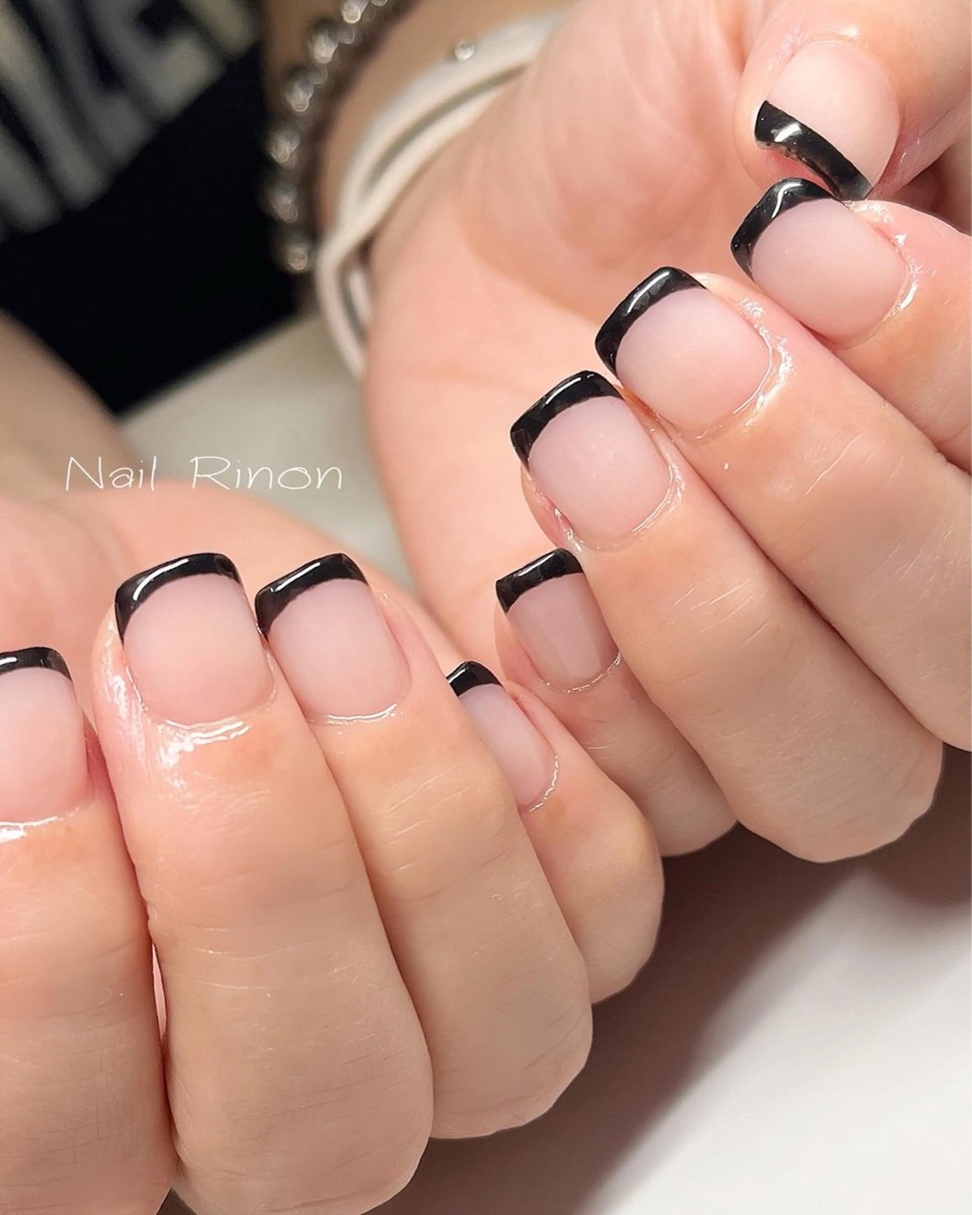 ネイル フレンチネイル ハンドネイル Nail Rinonのネイルデザイン