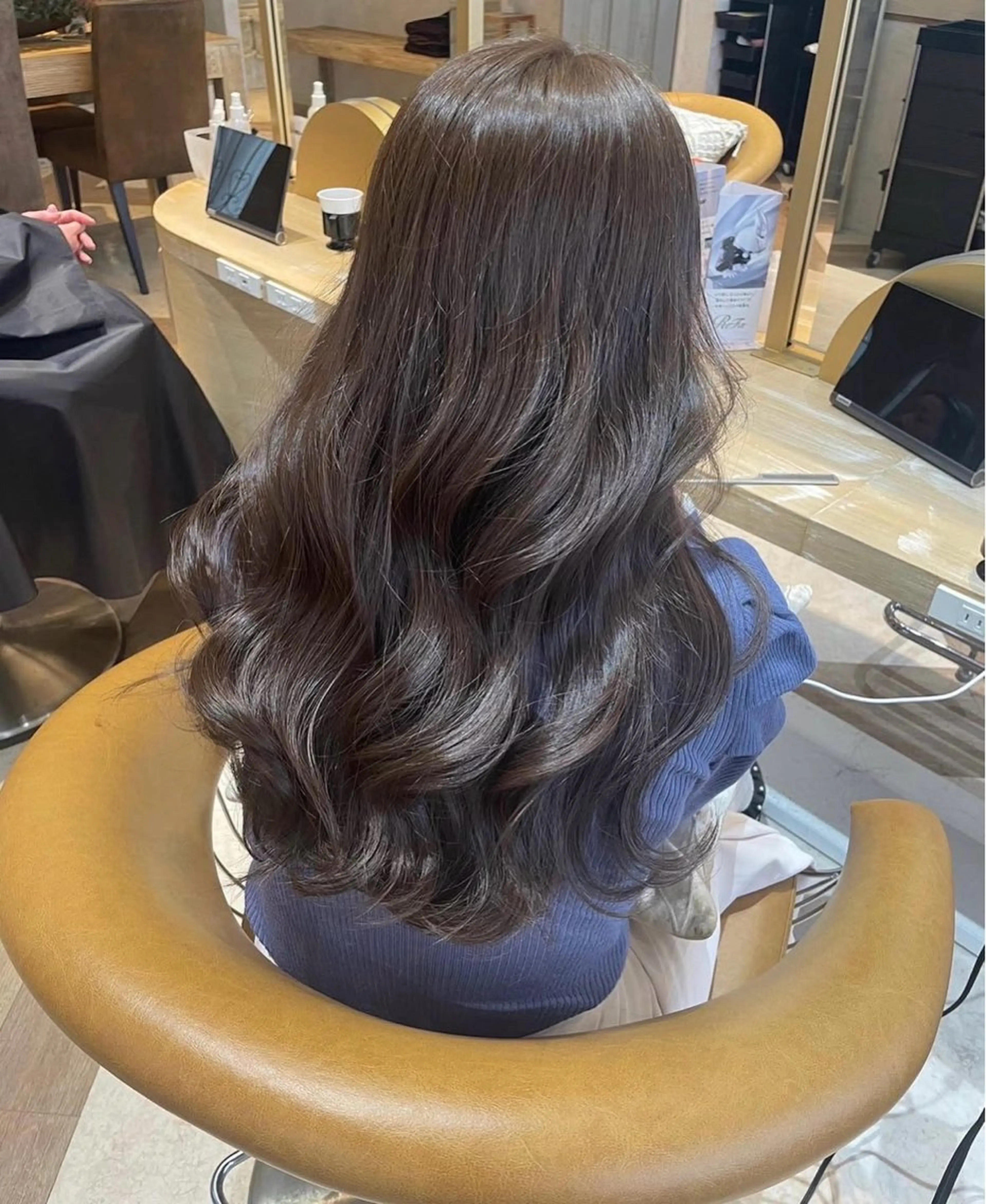 カラー ブリーチなし/ 透明感カラー/松沢のヘアスタイル