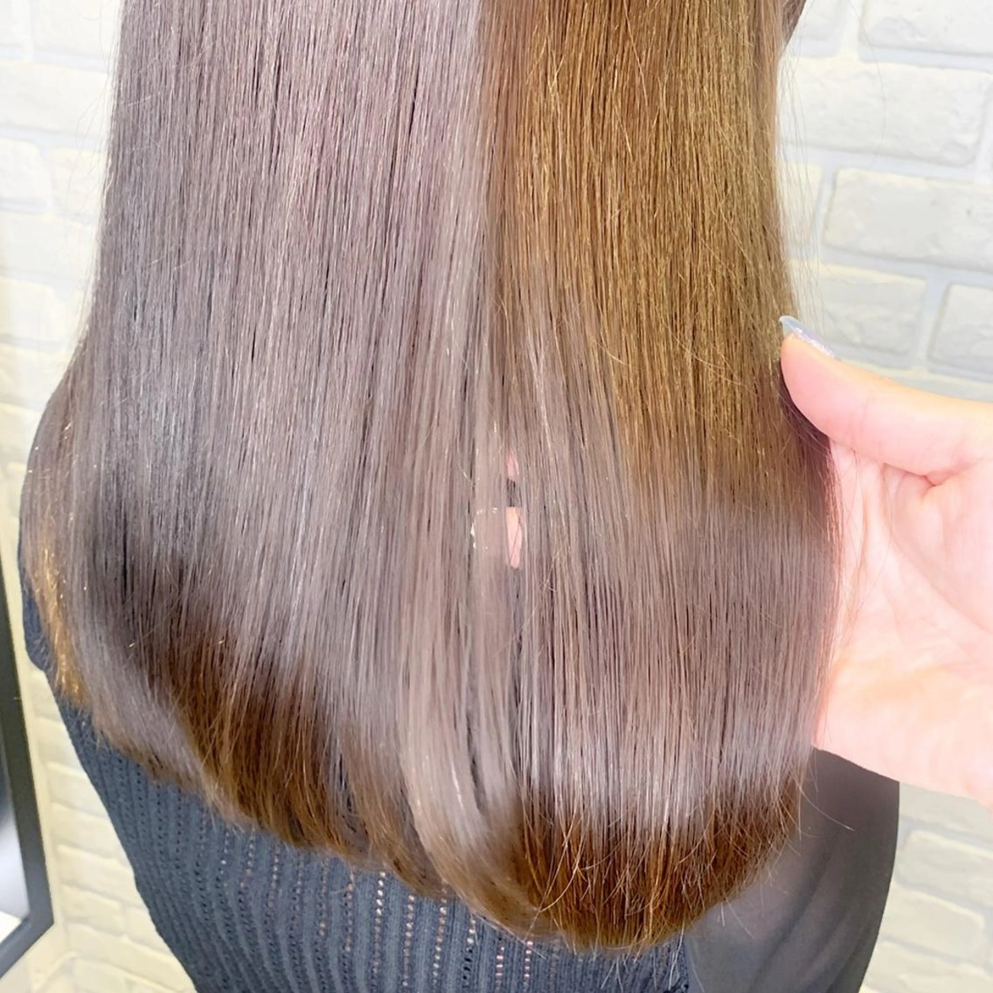 ロング カラー パーマ ヘアアレンジ 髪質改善/縮毛矯正 艶カラー/珠聡のヘアスタイル