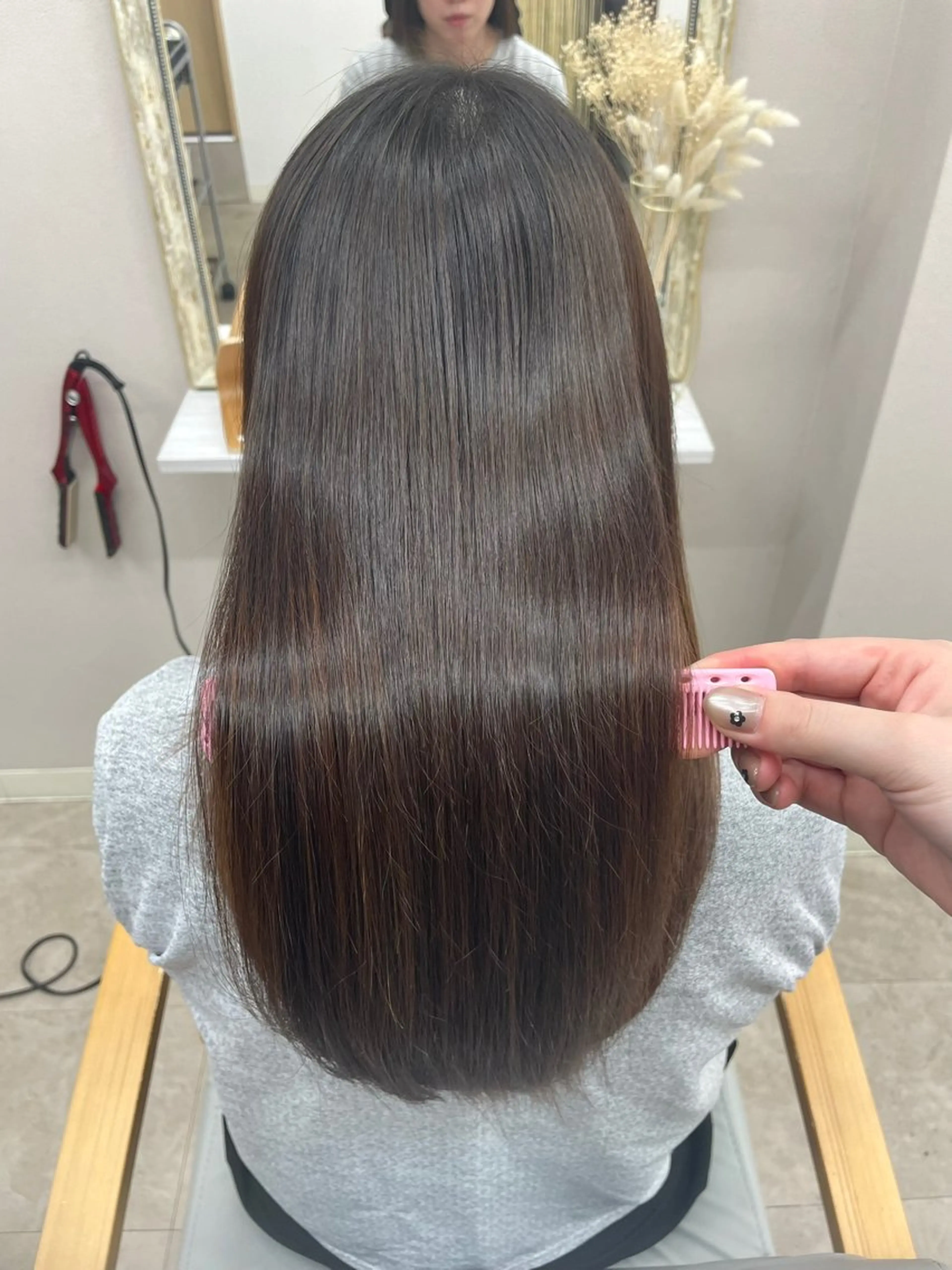 セミロング 縮毛矯正 縮毛矯正 luna所属・《luna》 ayaneのヘアスタイル