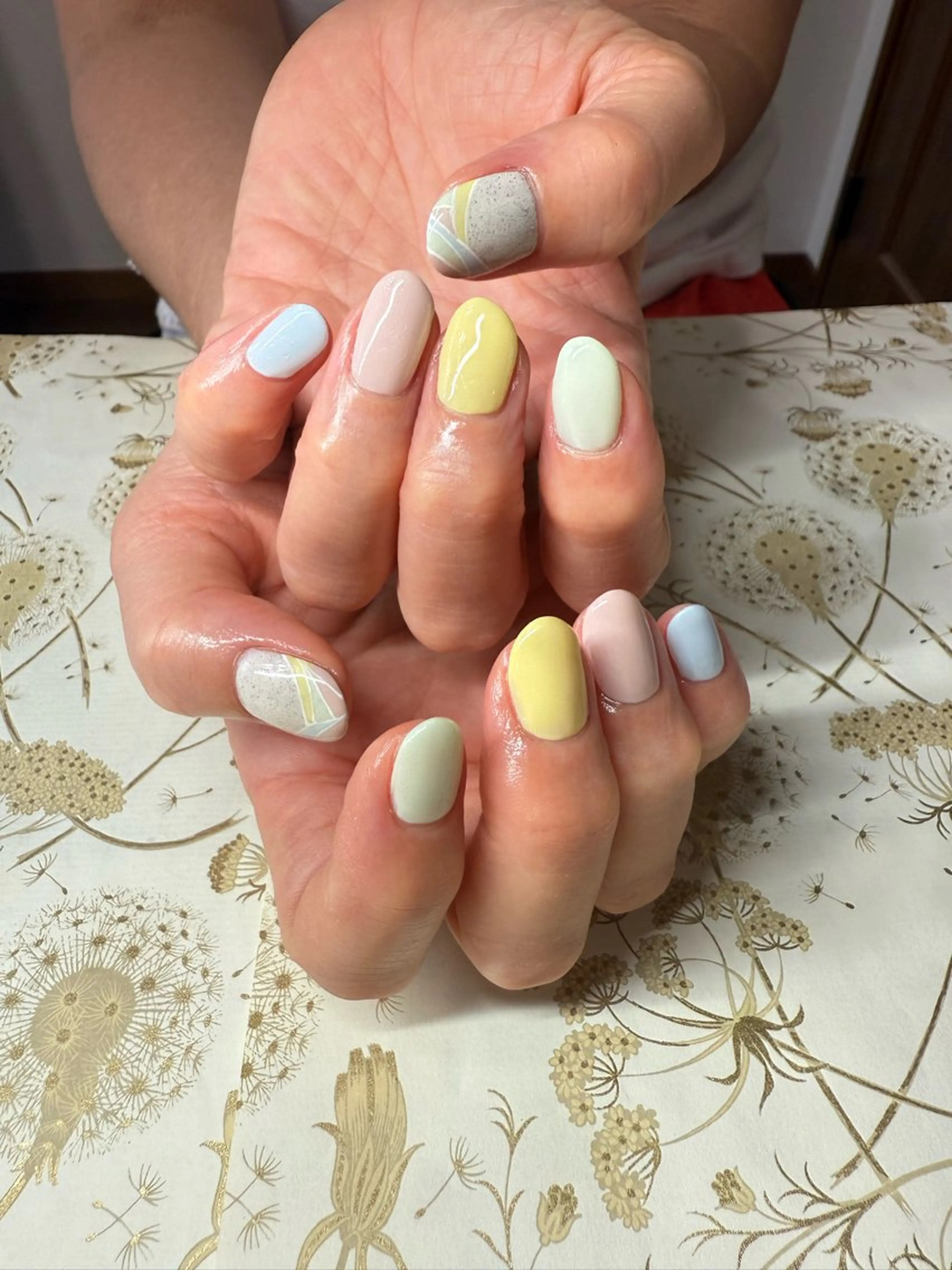 ネイル パステルネイル ハンドネイル miel nailのネイルデザイン