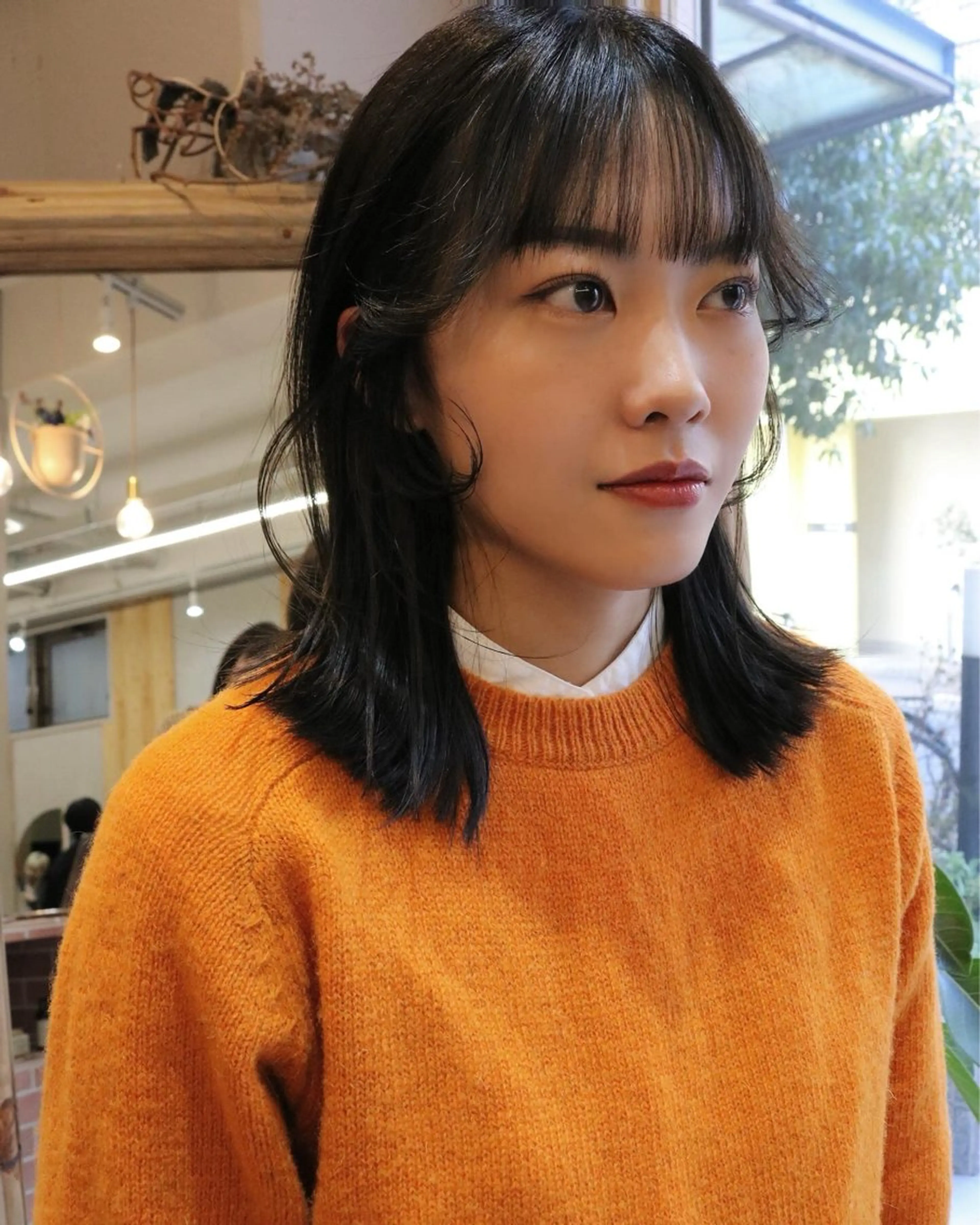 ミディアム カラー 松村 澪里のヘアスタイル