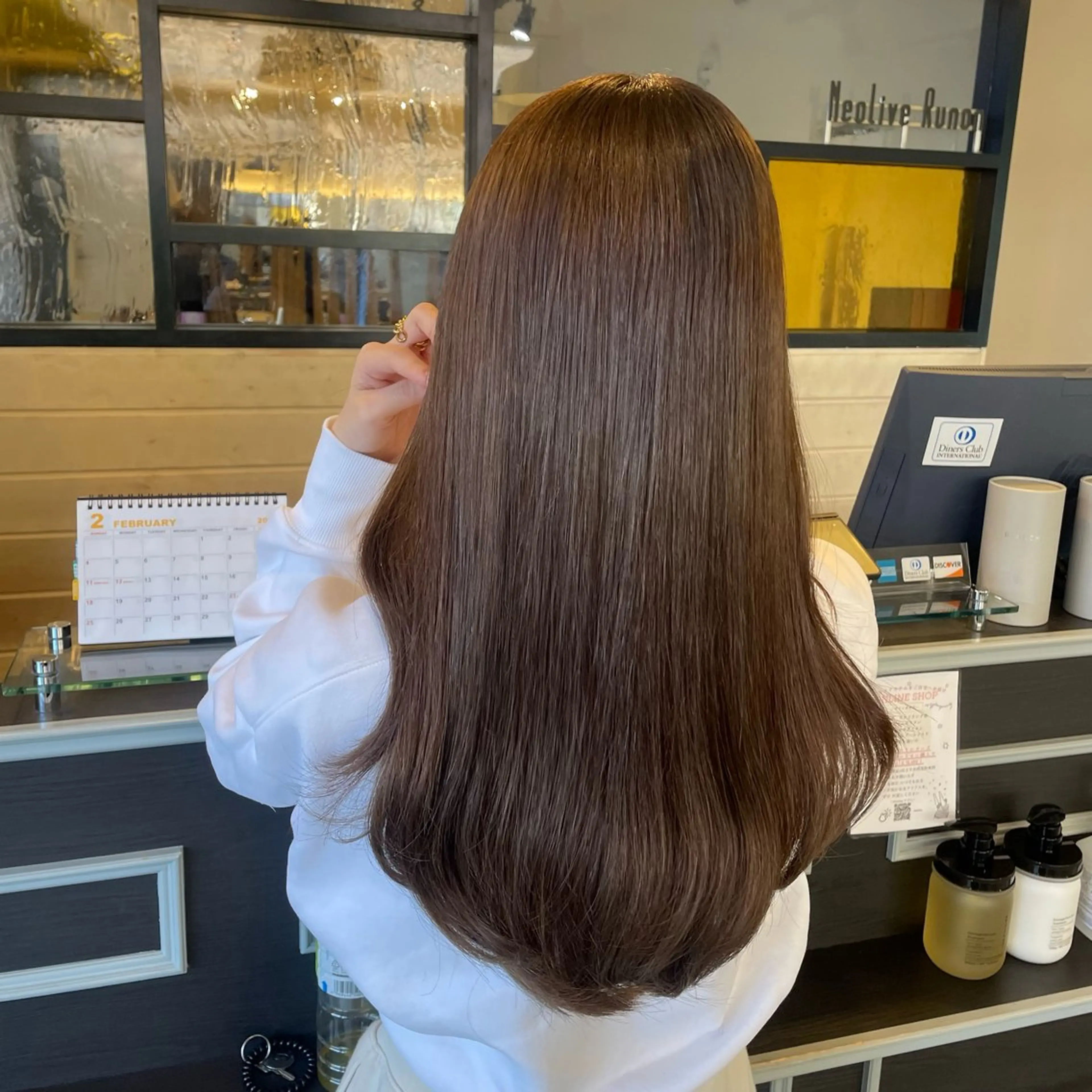 ロング カラー スナコザワ レナのヘアスタイル