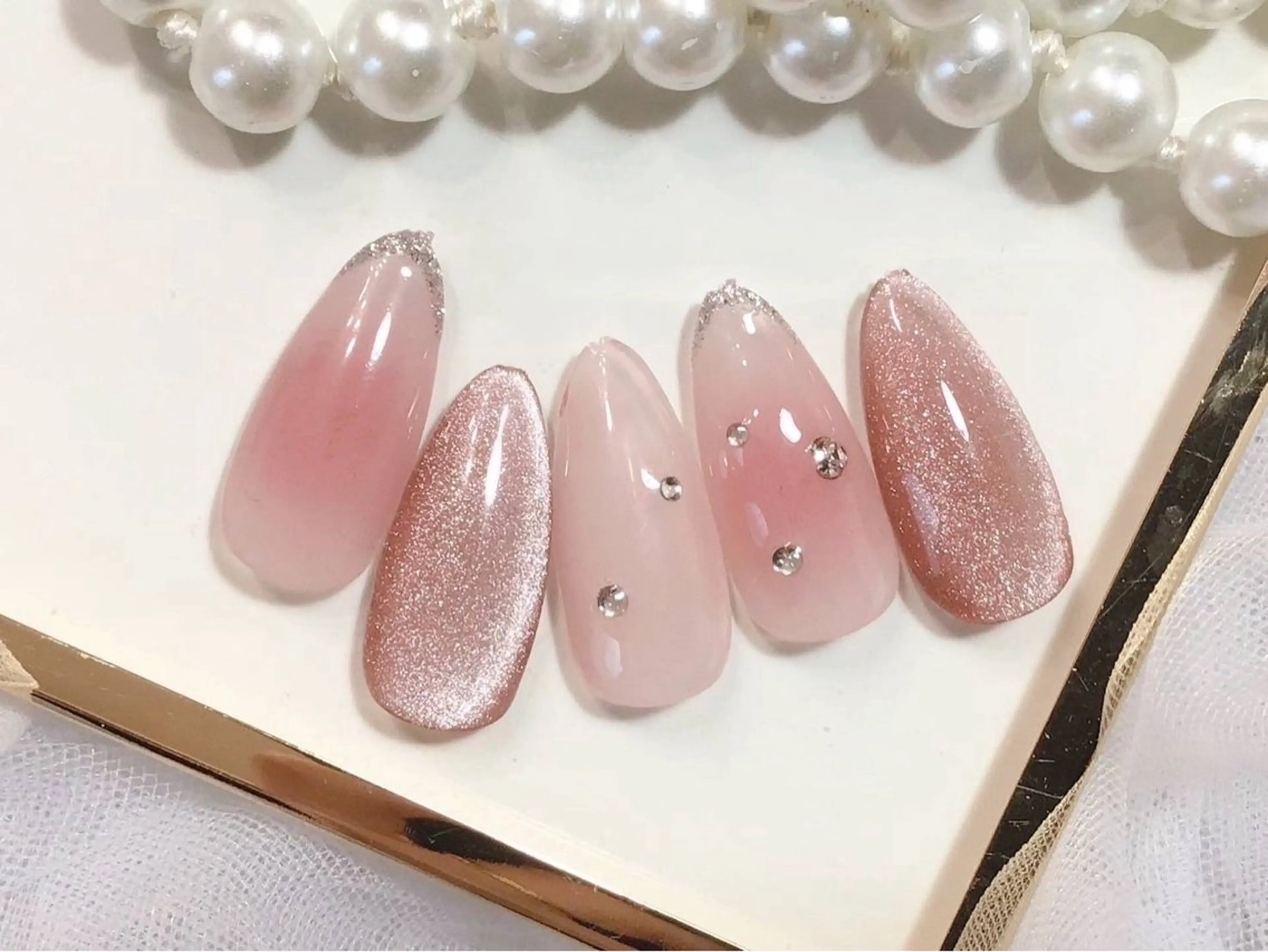 ネイル シンプルネイル ワンホンネイル 【パラジェル・フィルイン】Nailsalon　Merci東中野所属・Merci shigaのネイルデザイン
