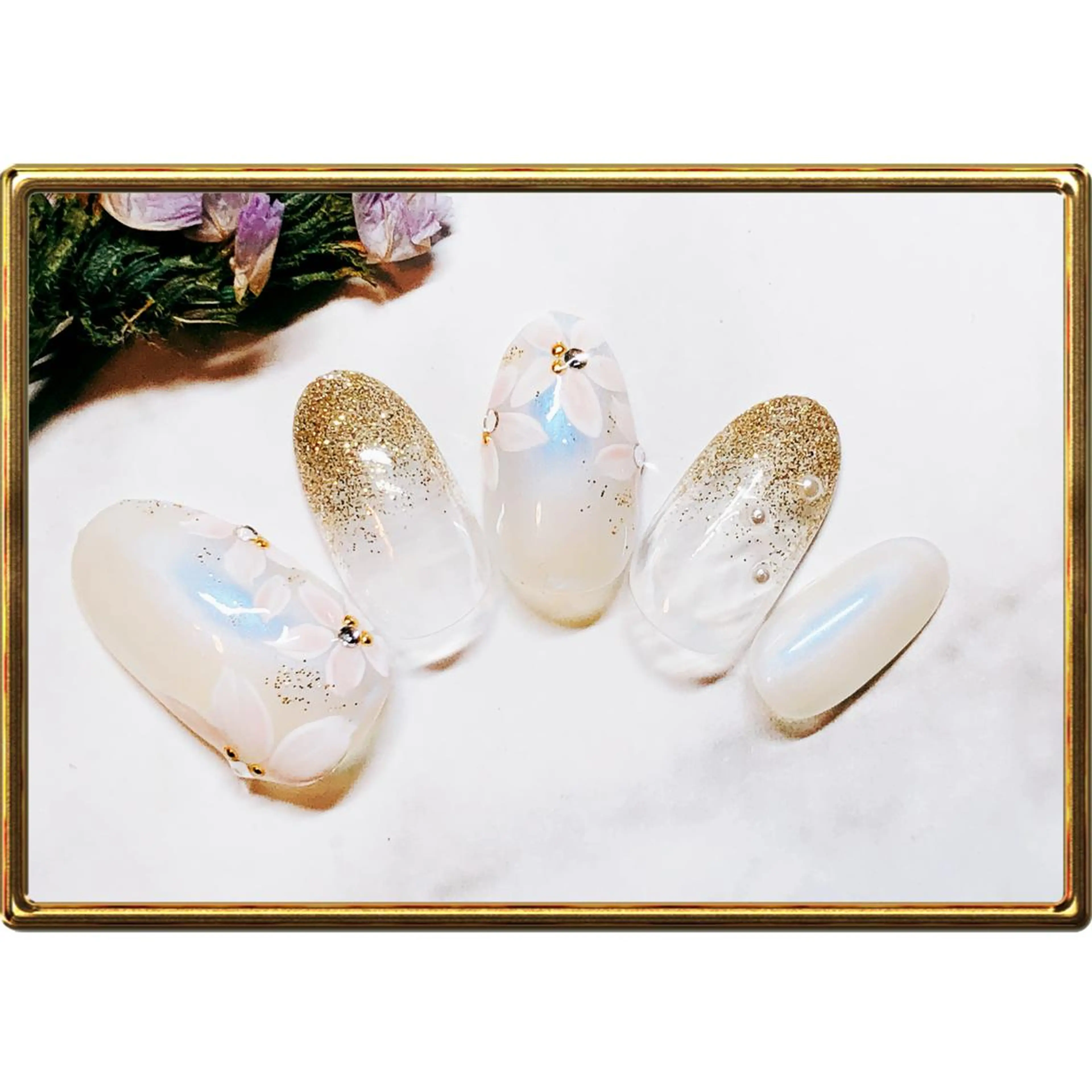 新規限定🌸オフ無し　ラメグラ🌸¥4480🌸パラフィンパック付き♪の写真