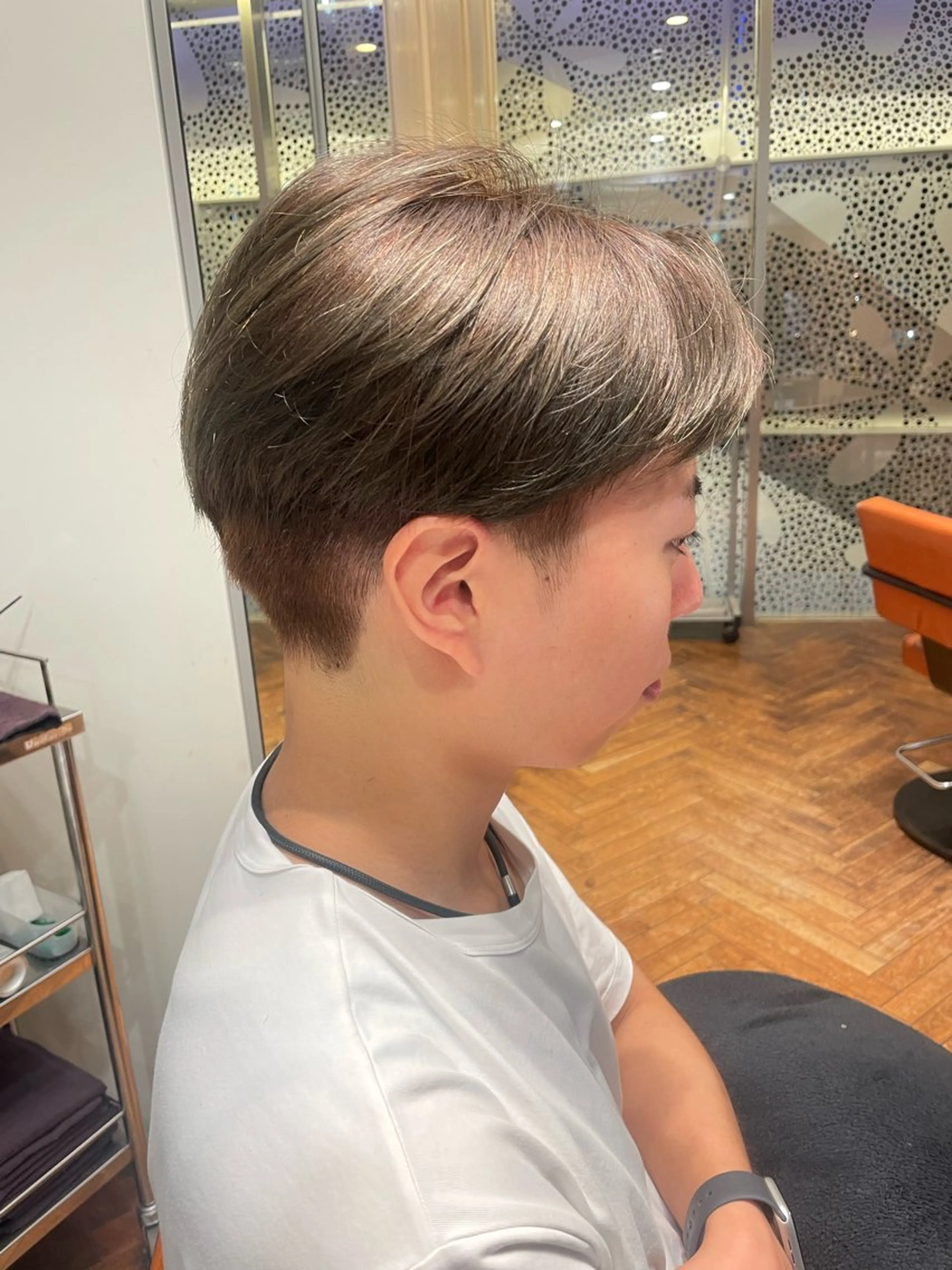 メンズ 頭から整える美容師 松田のヘアスタイル