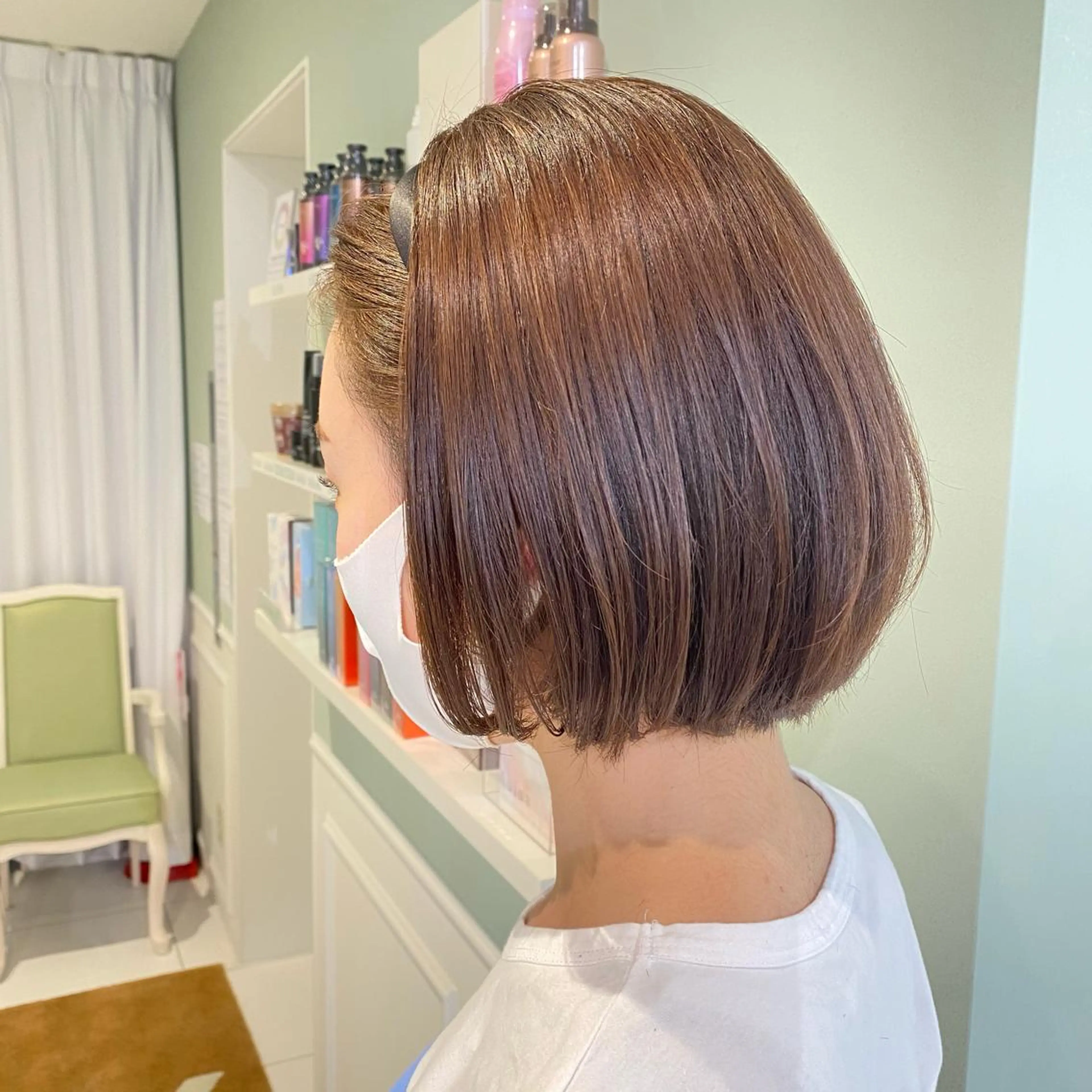 ショート ボブ 長井 麻帆のヘアスタイル