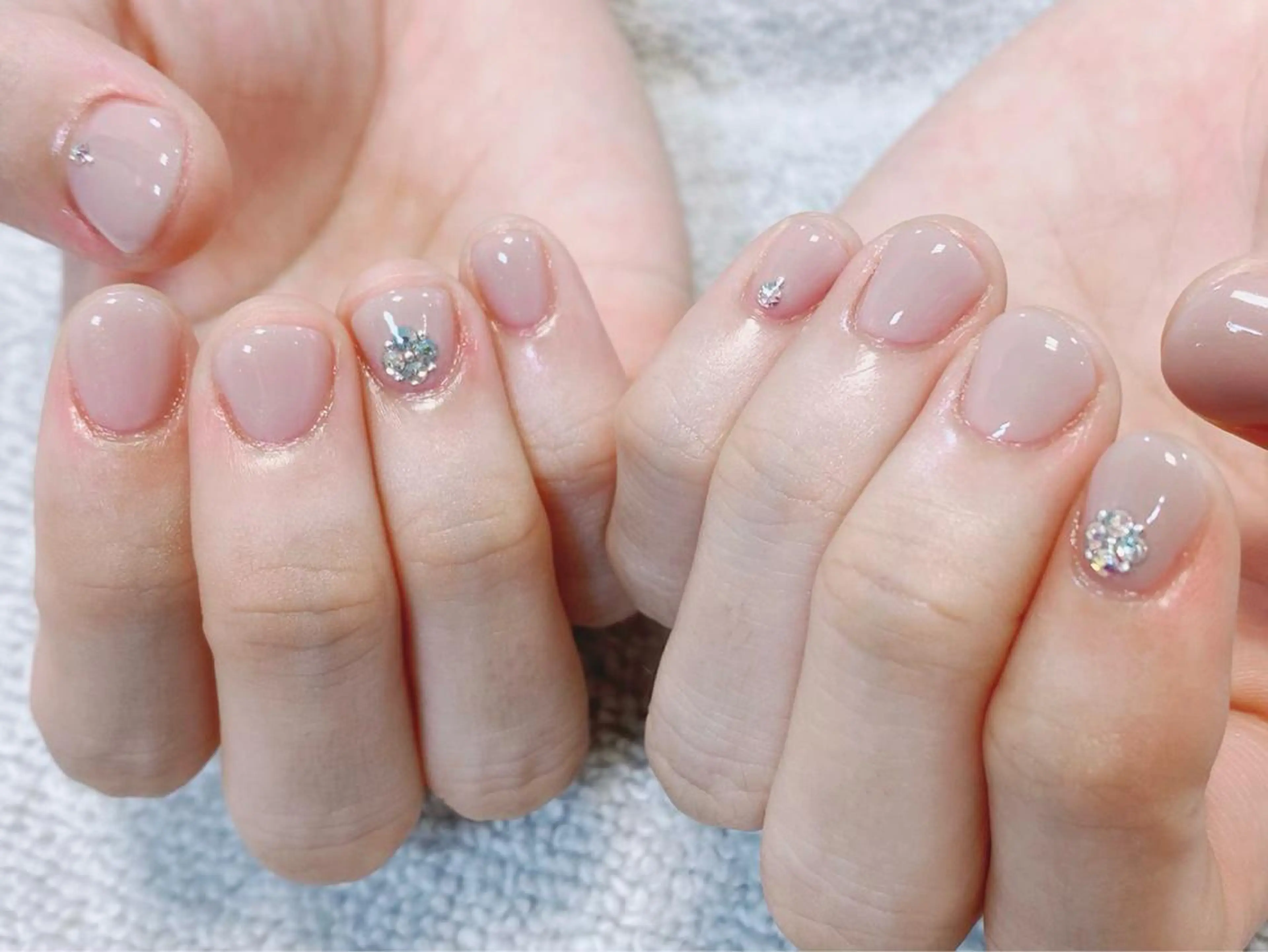 ショート ネイル ハンドネイル Nail salon mewのネイルデザイン