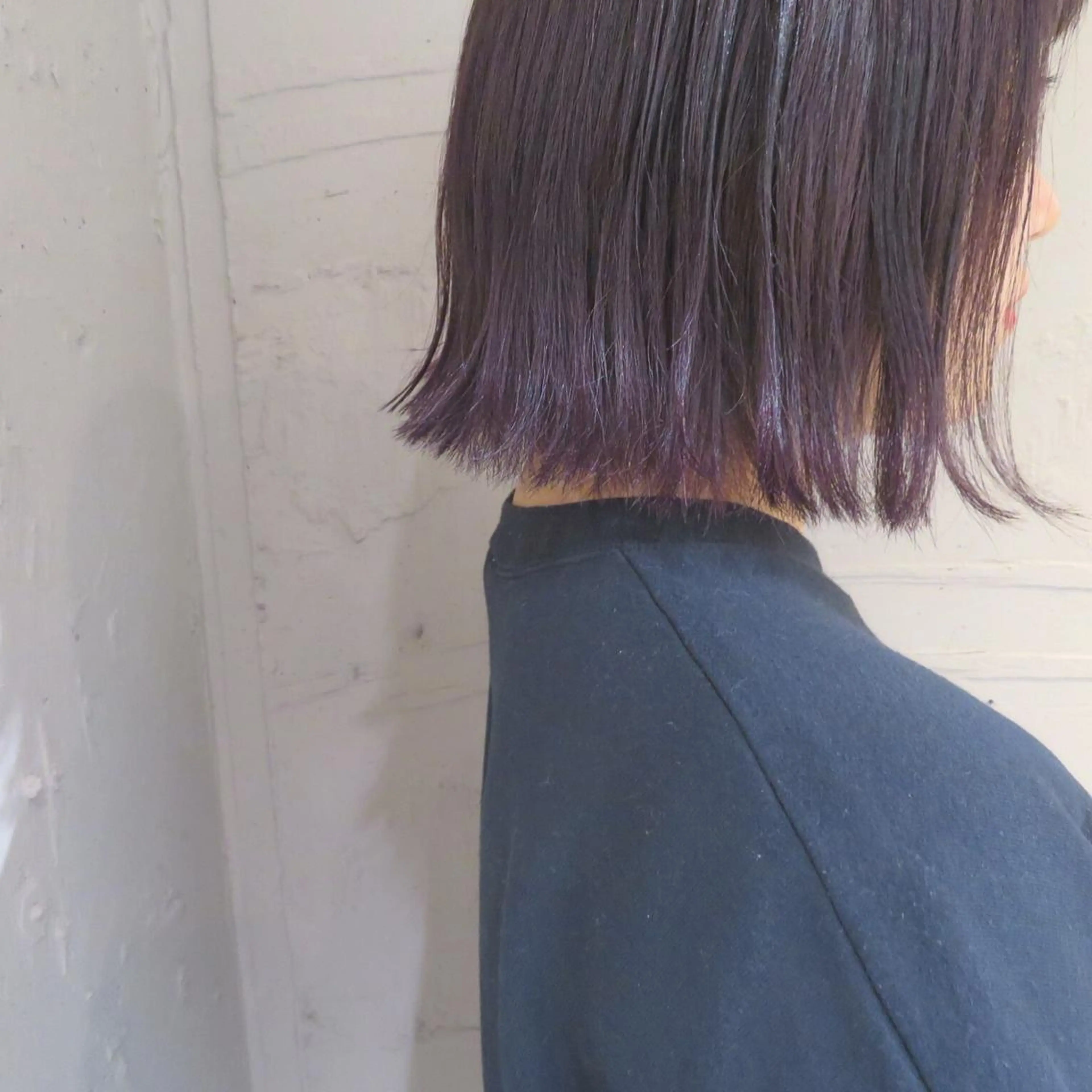 ショート ミディアム セミロング ロング カラー ヘアアレンジ アッシュ ブルーカラー レイヤーカット BLend 渋谷のヘアスタイル