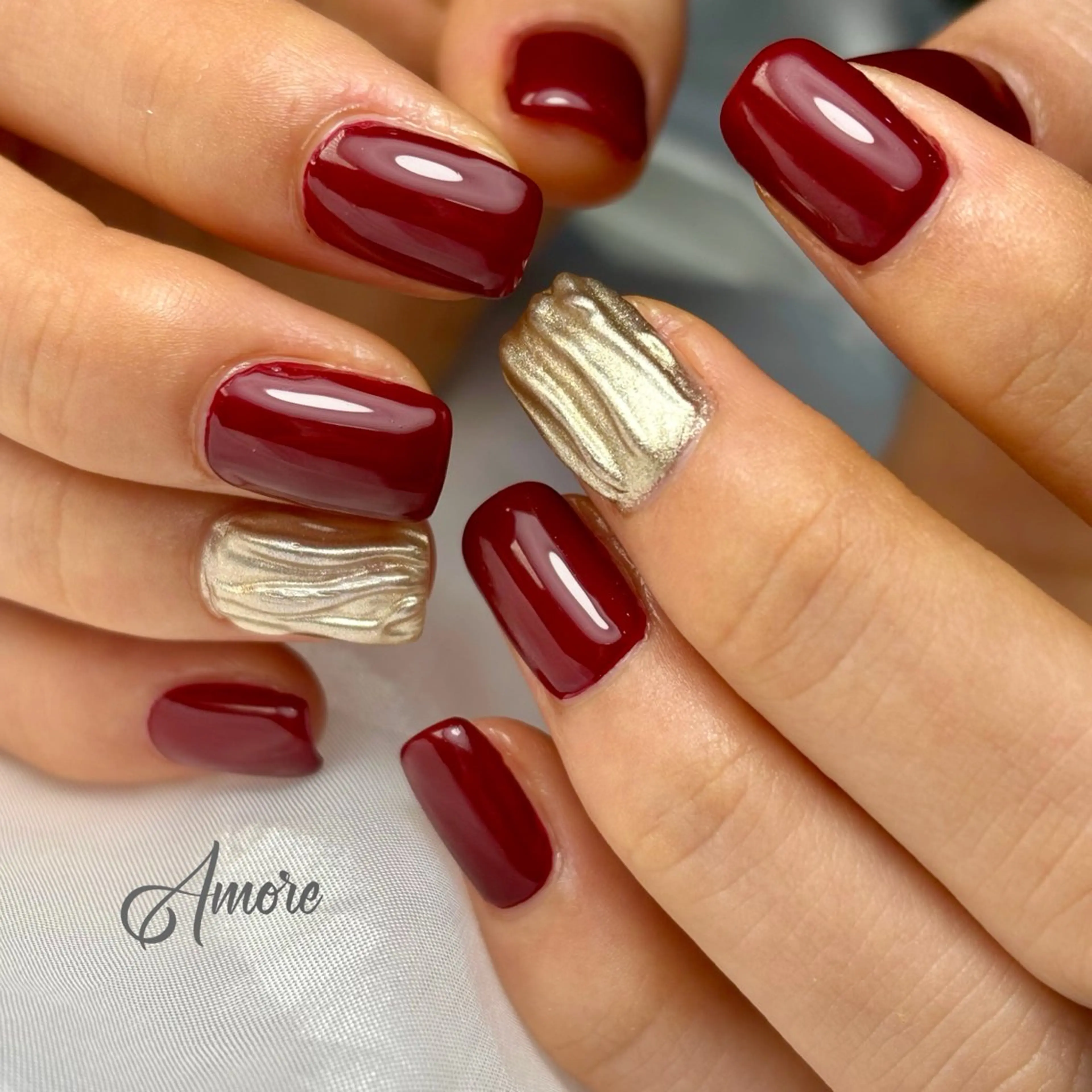 ネイル ジェルネイル キラキラネイル 韓国ネイル マグネットネイル パラジェル You kyehwaのネイルデザイン