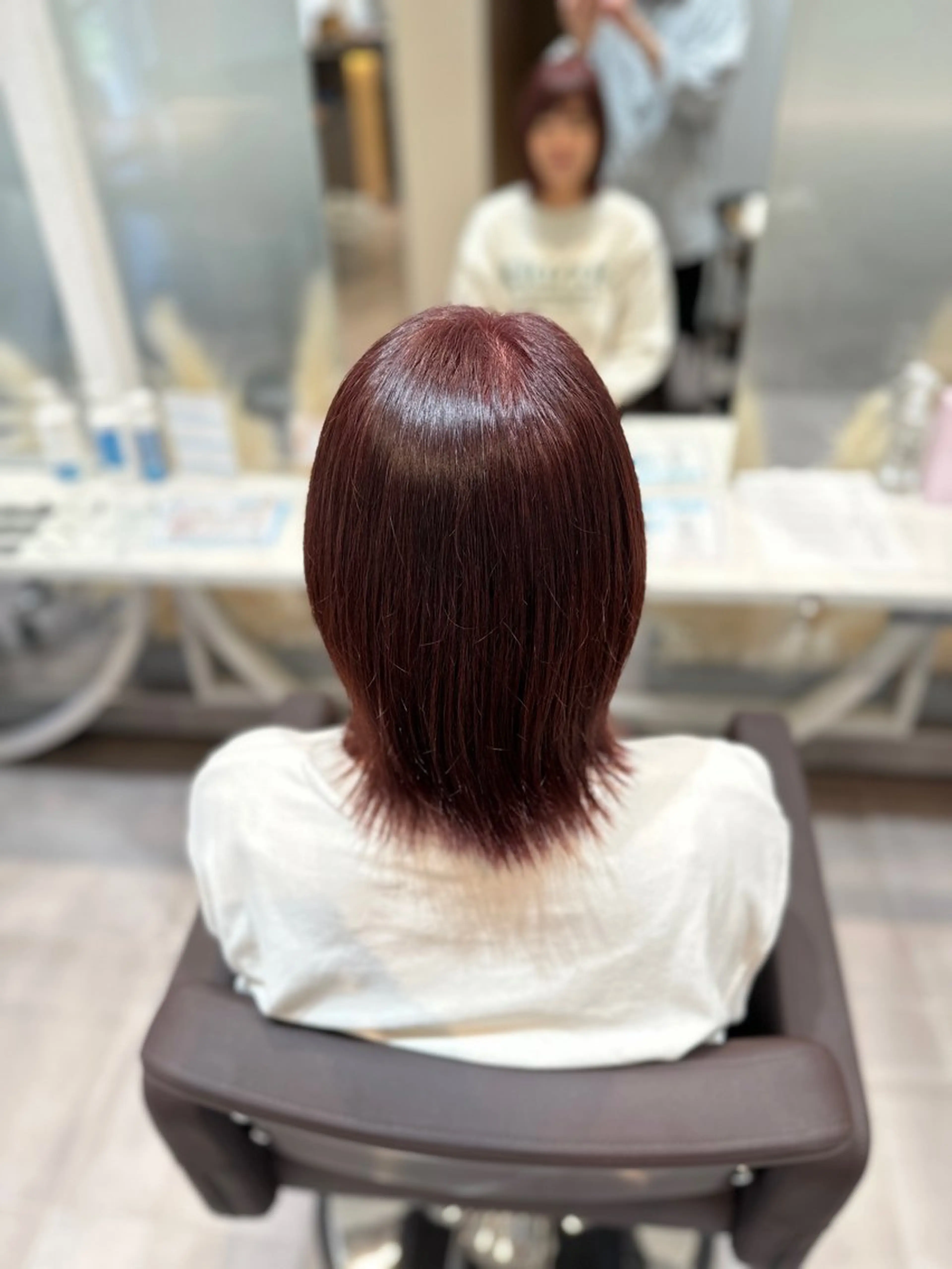 ショート カラー ヘアカラー トリートメント 長崎 洋平のヘアスタイル