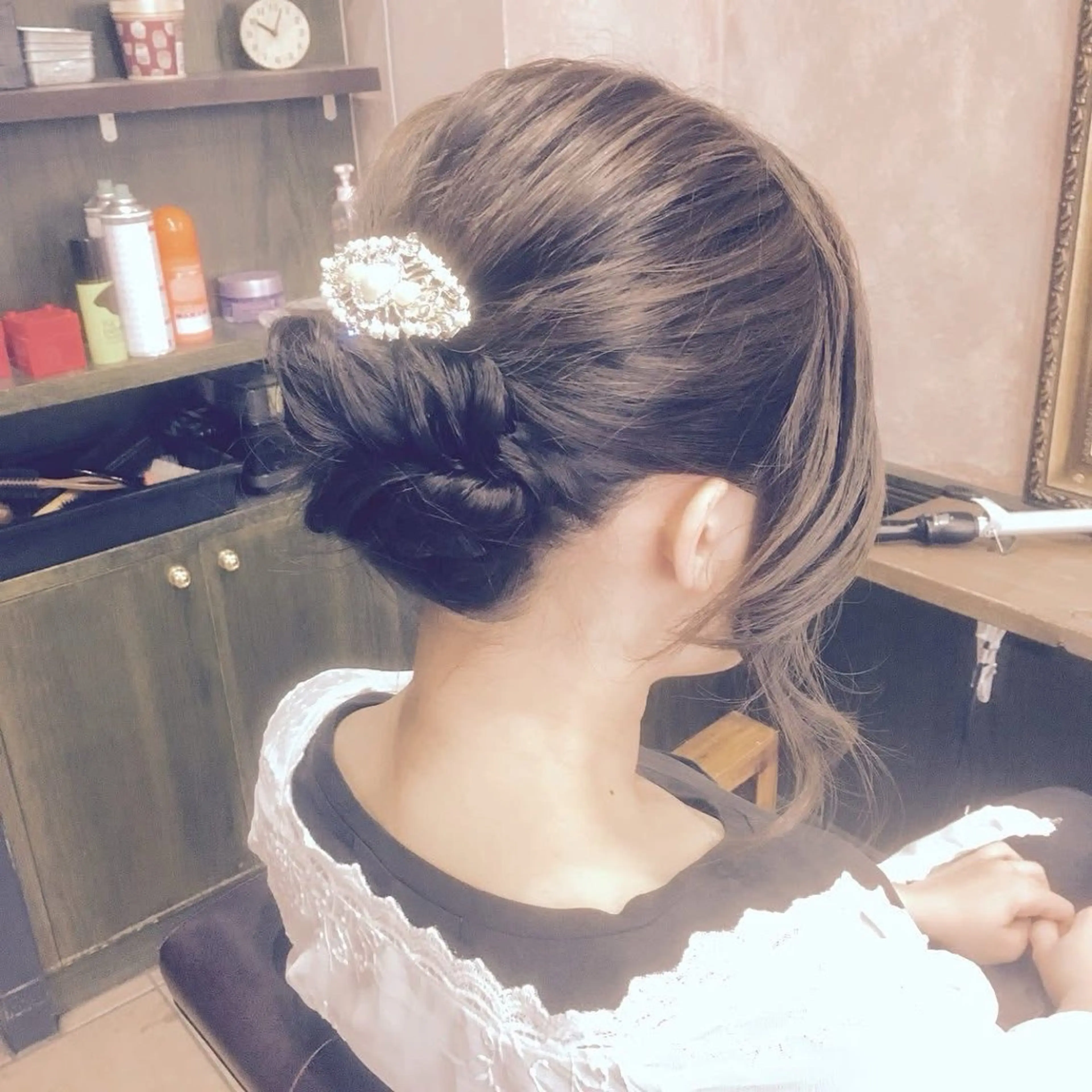 セミロング ヘアアレンジ MAHALO hair ID salon所属・大政源氏🌈✨ Genjiのヘアスタイル