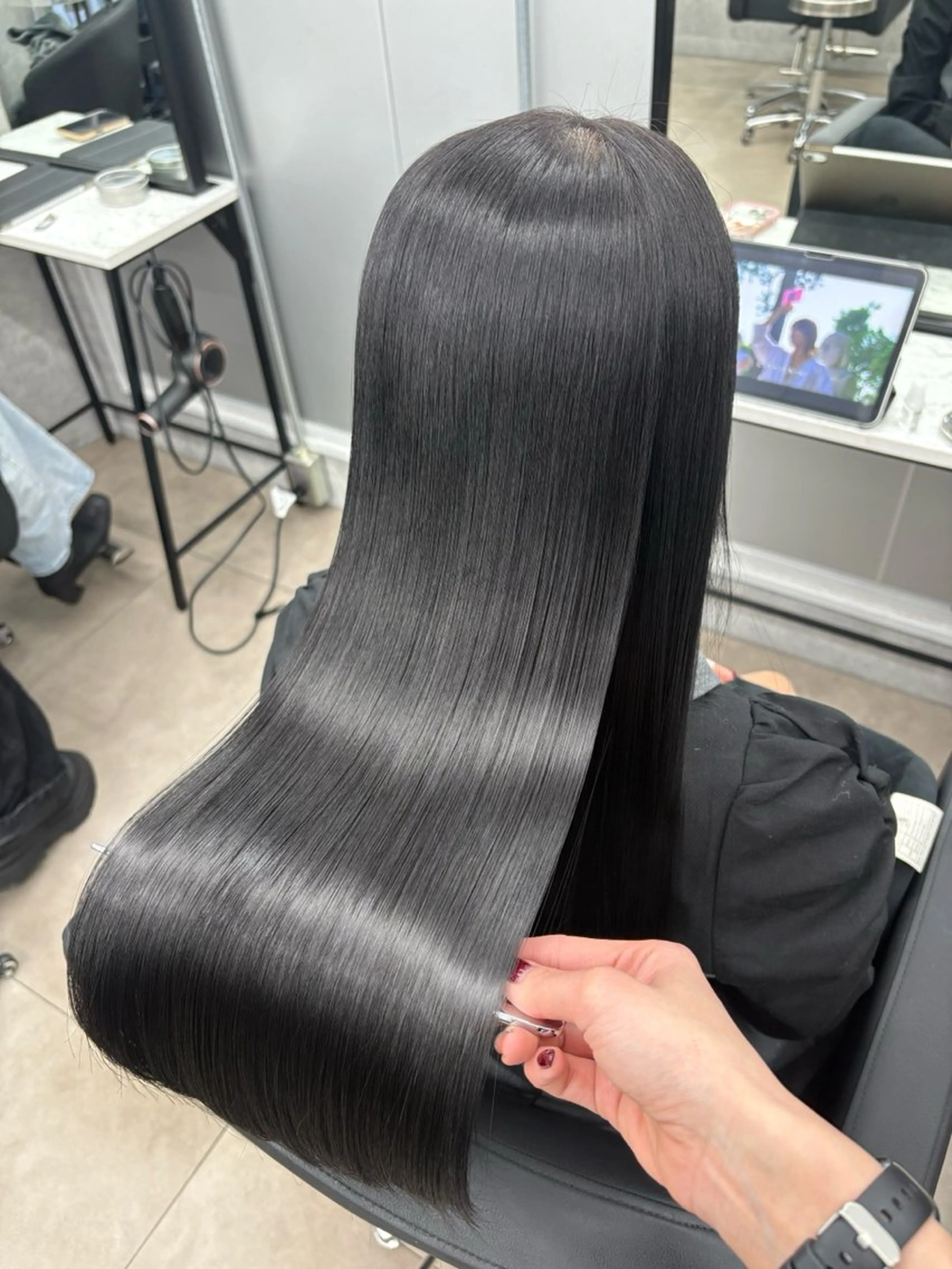 ロング カラー 髪質改善/韓国 ﾚｲﾔｰ/店長/原島のヘアスタイル