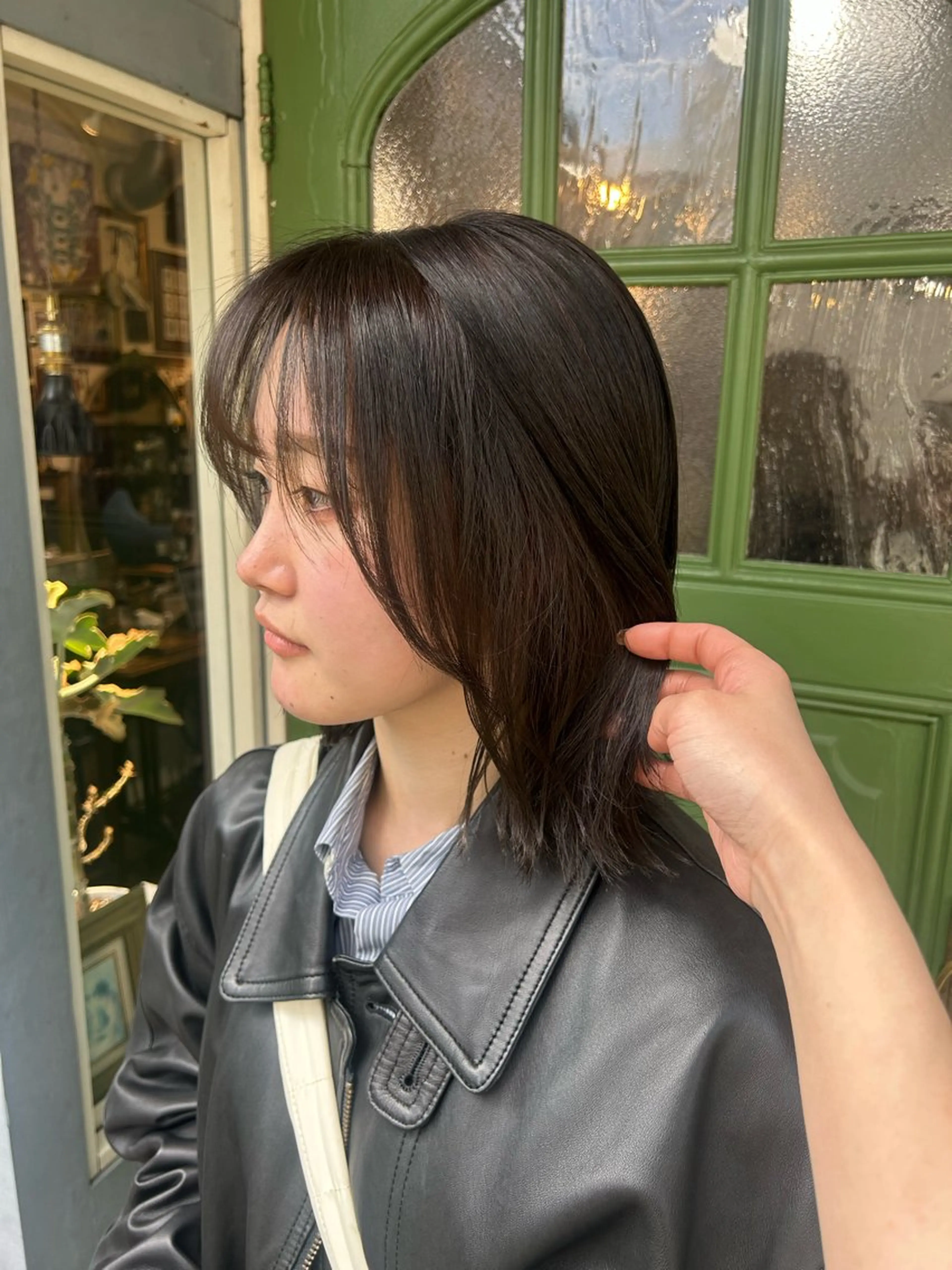 ミディアム カラー 透明感カラー カット ヘアカラー ヘッドスパ 清水千優/パーマ/透 明感カラー/メンズのヘアスタイル