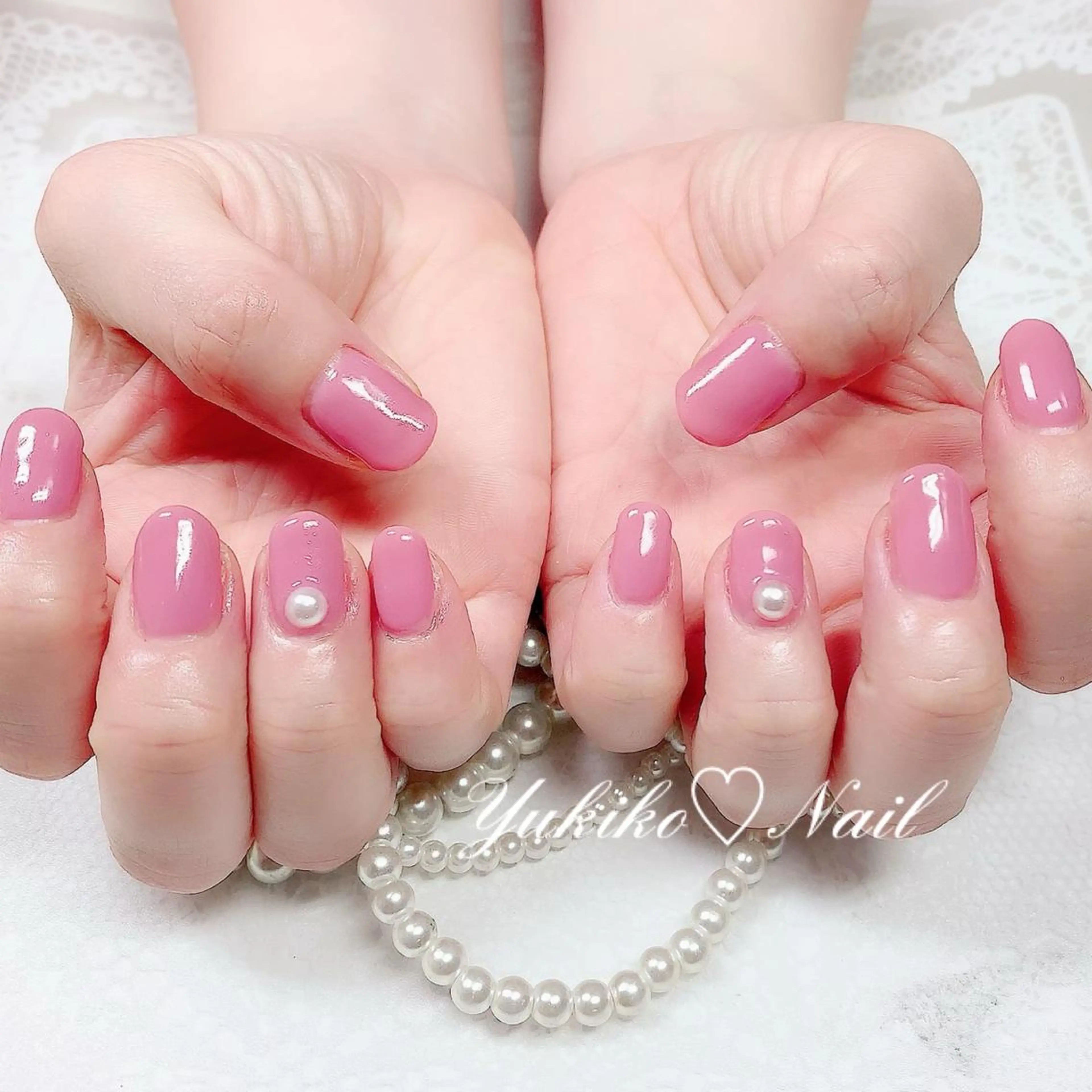 ネイル ワンカラーネイル ハンドネイル ユキコ ネイルのネイルデザイン