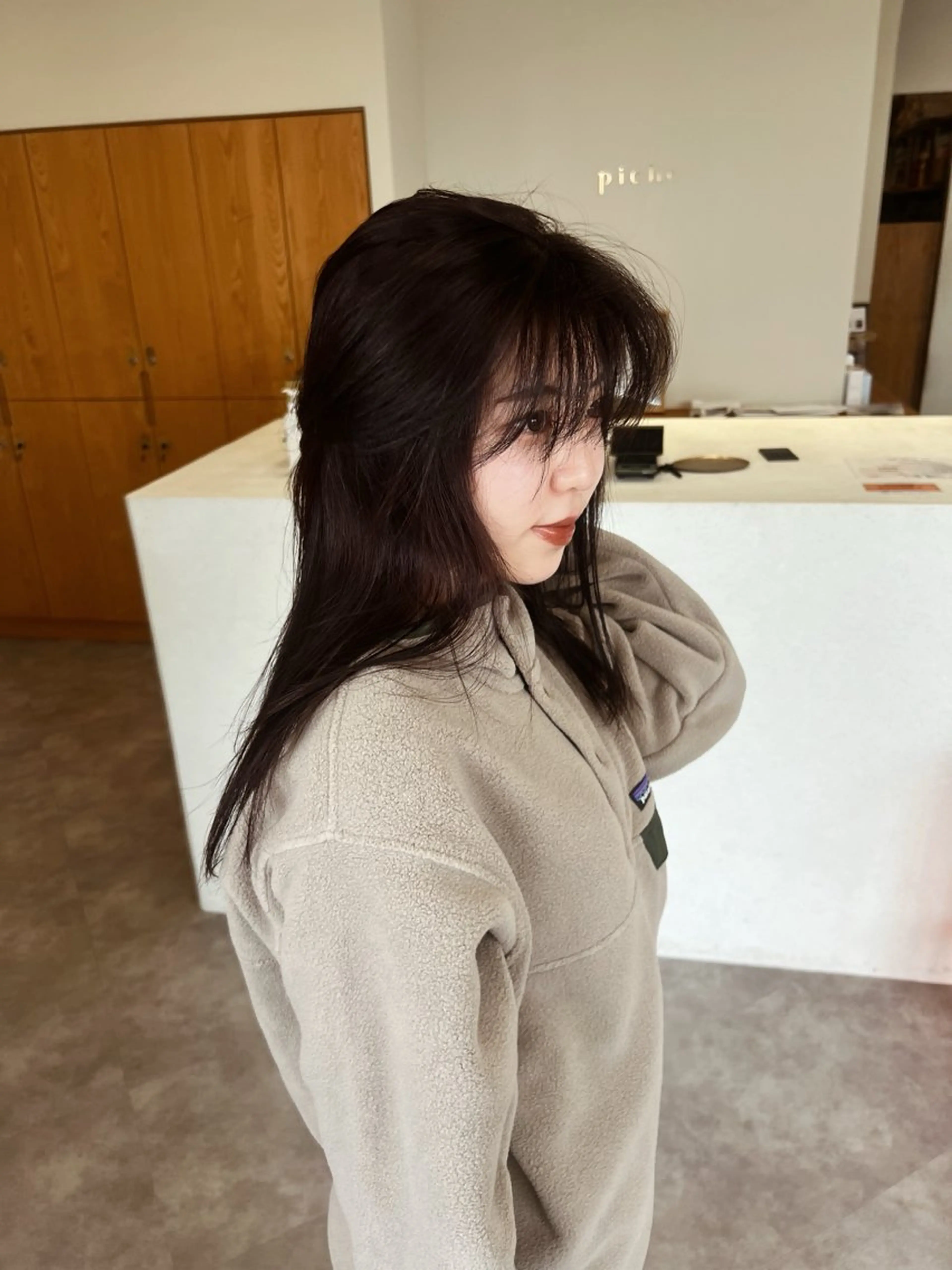 ロング 似合わせ/顔周り / レイヤーのヘアスタイル