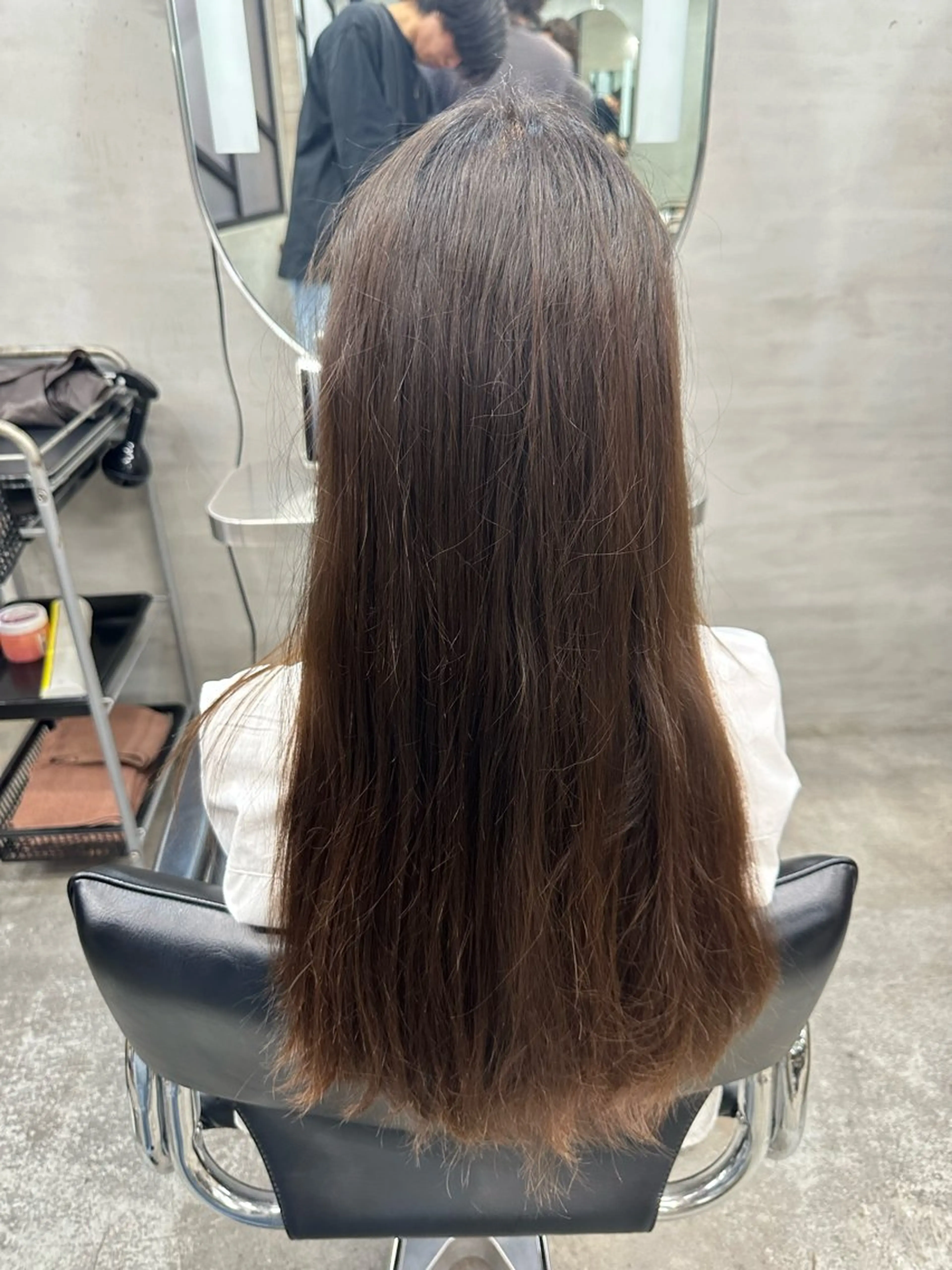 ミディアム パーマ 髪質改善✨️ 美髪矯正🍵｜ヨコチのヘアスタイル