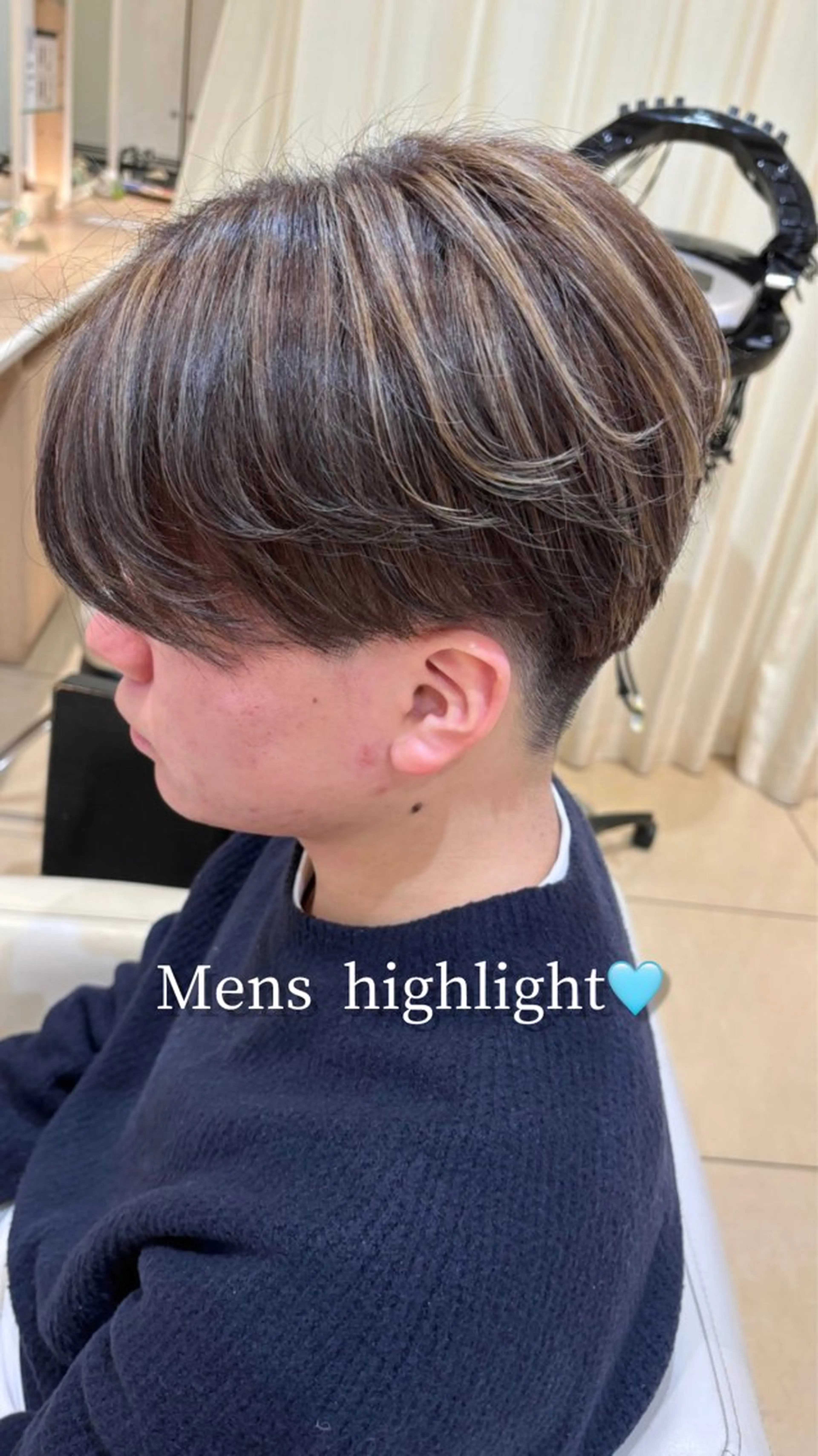 カラー メンズ 🩵波巻き／ツイスパ HARU💎のヘアスタイル