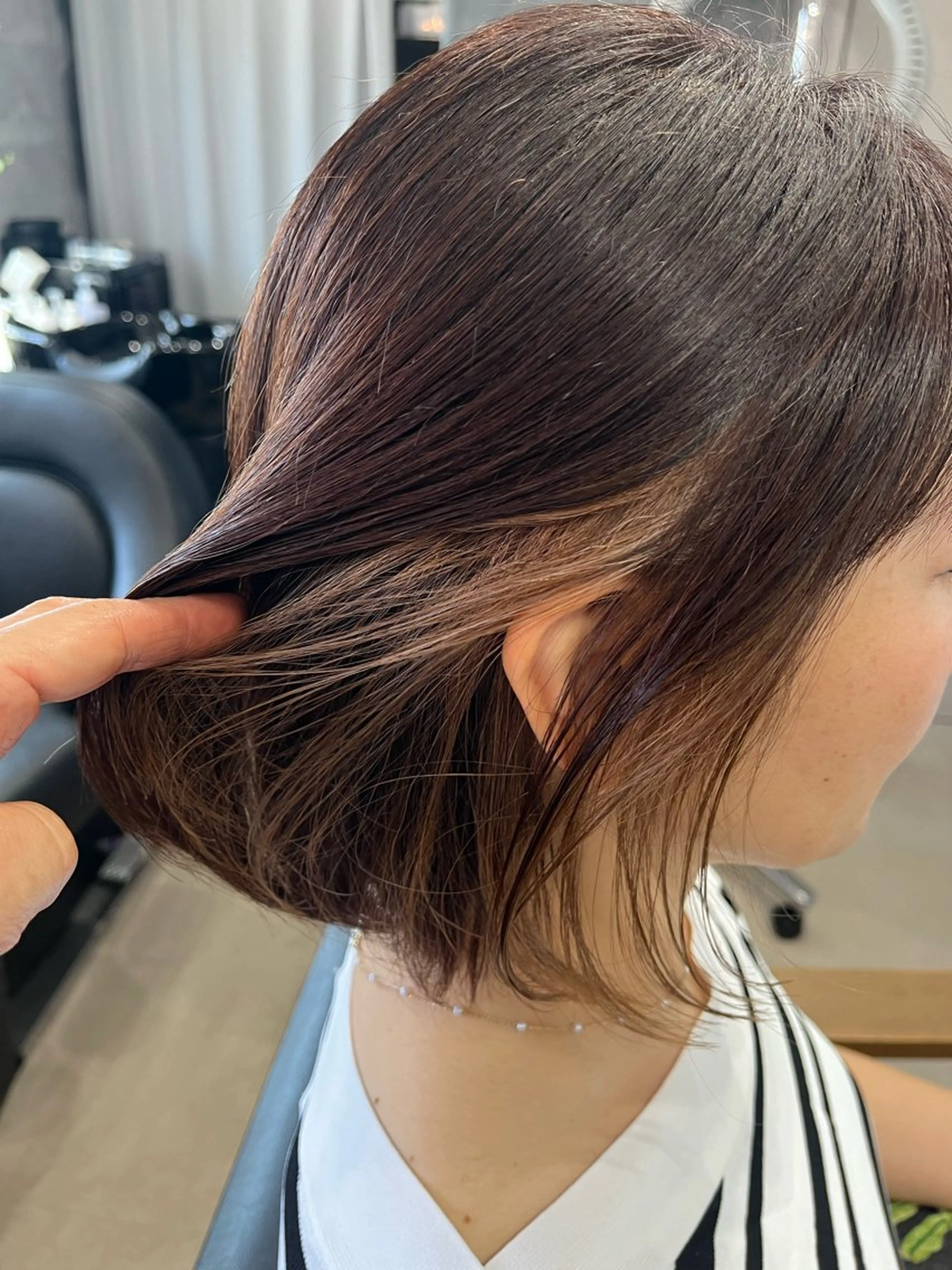 ショート Enne所属・ヤマモト ヒロミのヘアスタイル