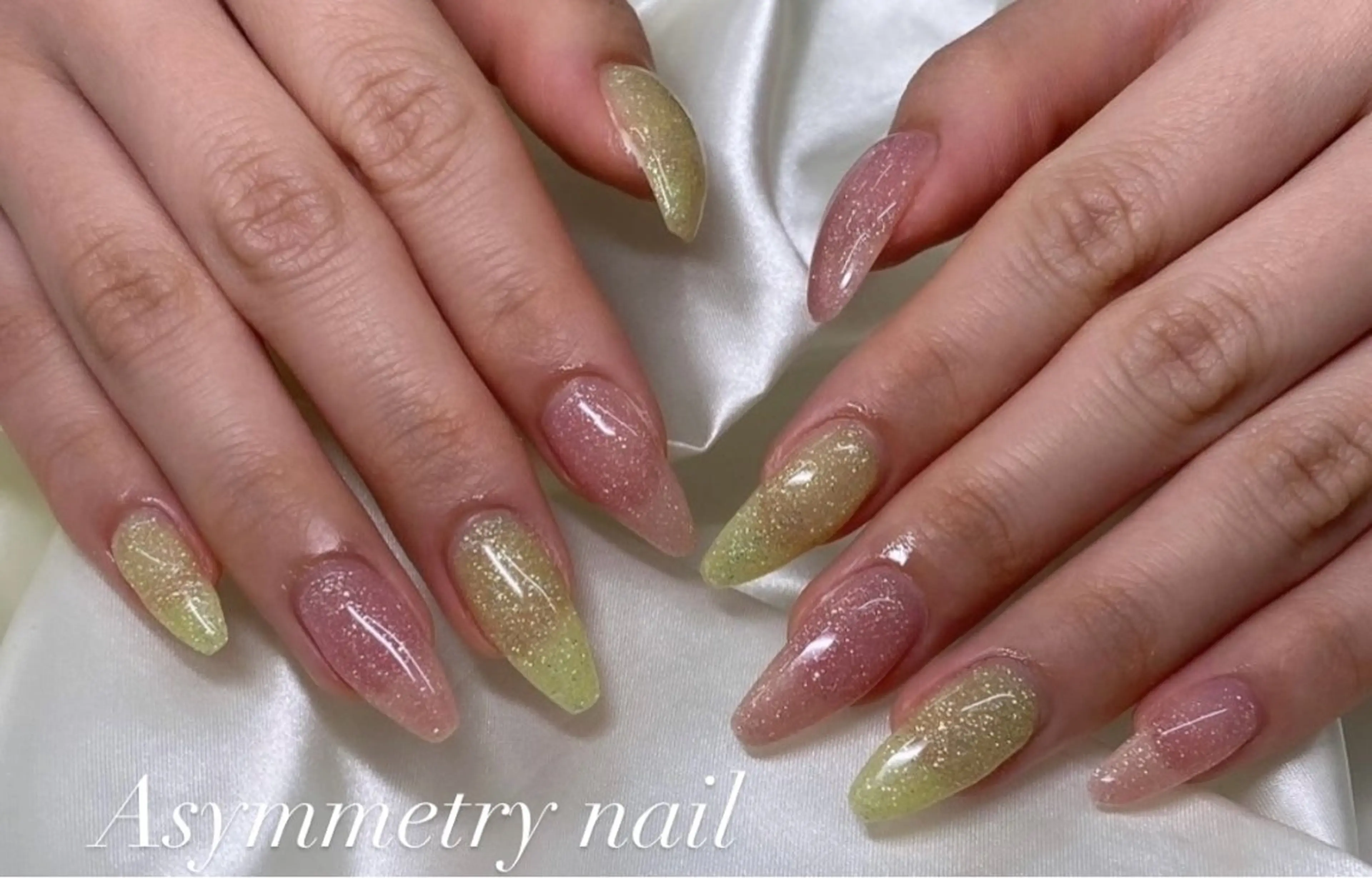 ネイル フラッシュネイル 韓国ネイル マグネットネイル 春ネイル 冬ネイル MoanaNail Manamiのネイルデザイン