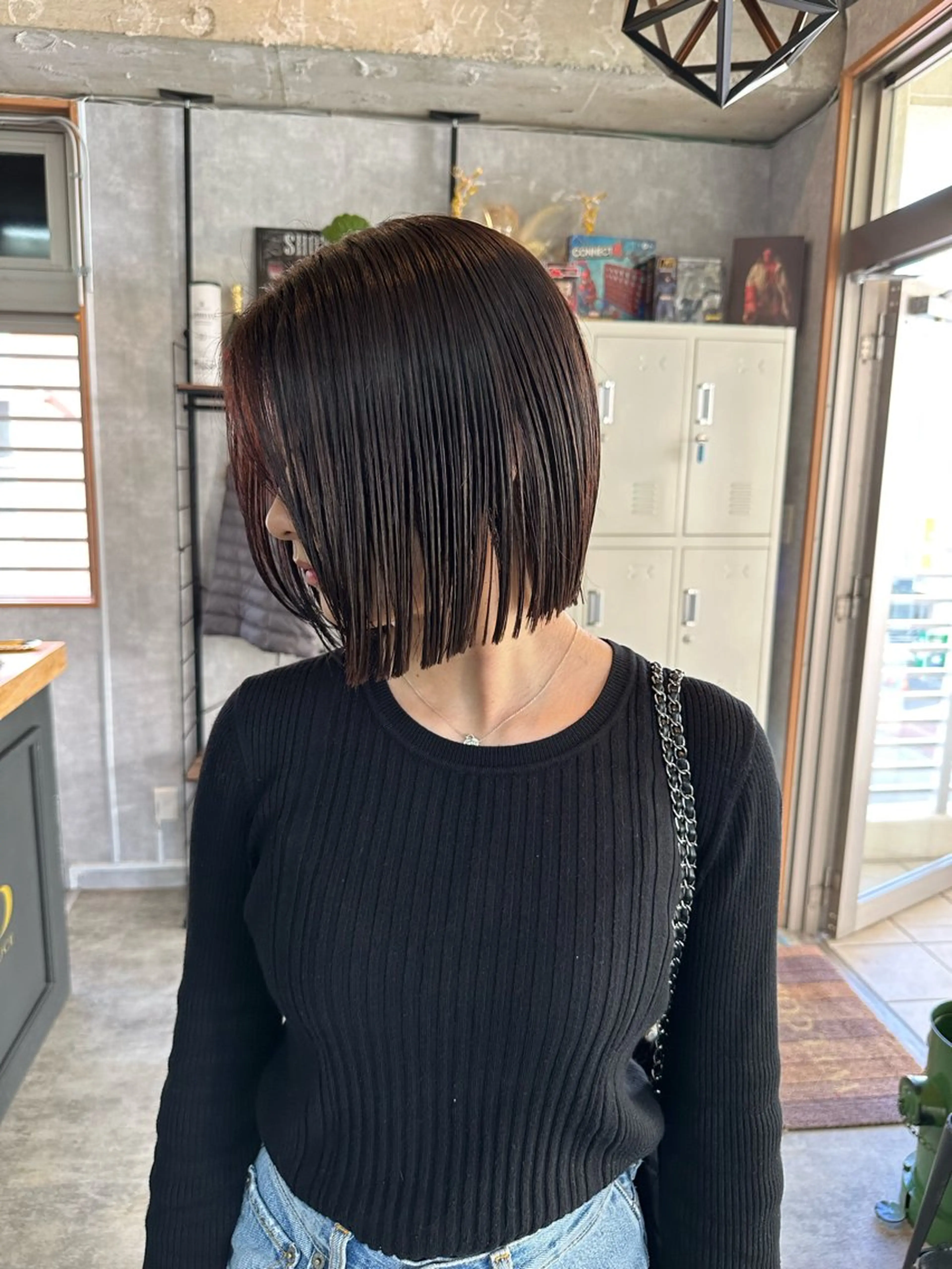 ショート 切りっぱなしボブ ショートボブ ハンサムショート 丸みショート ボブ カット 縮毛矯正 トリートメント C’LD hair  produce /シールドヘア所属・モテ髪/ボブ/ショー ト/アダチフウトのヘアスタイル