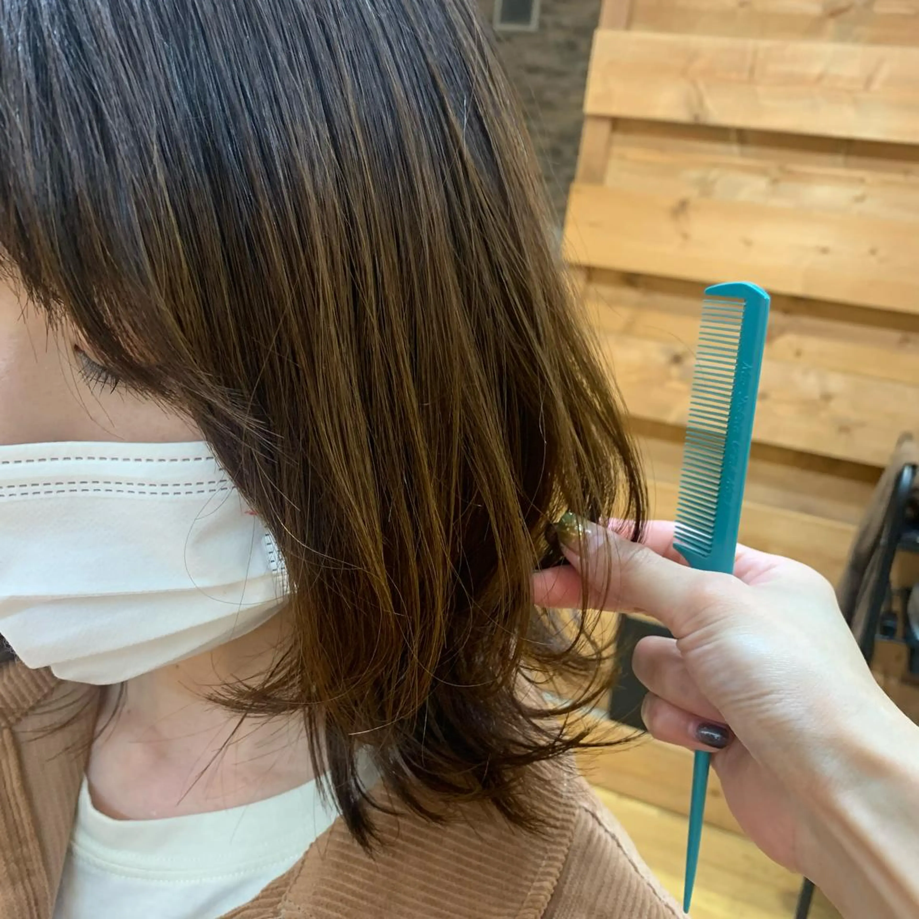 セミロング ショート🌼パーマ 本間正子のヘアスタイル