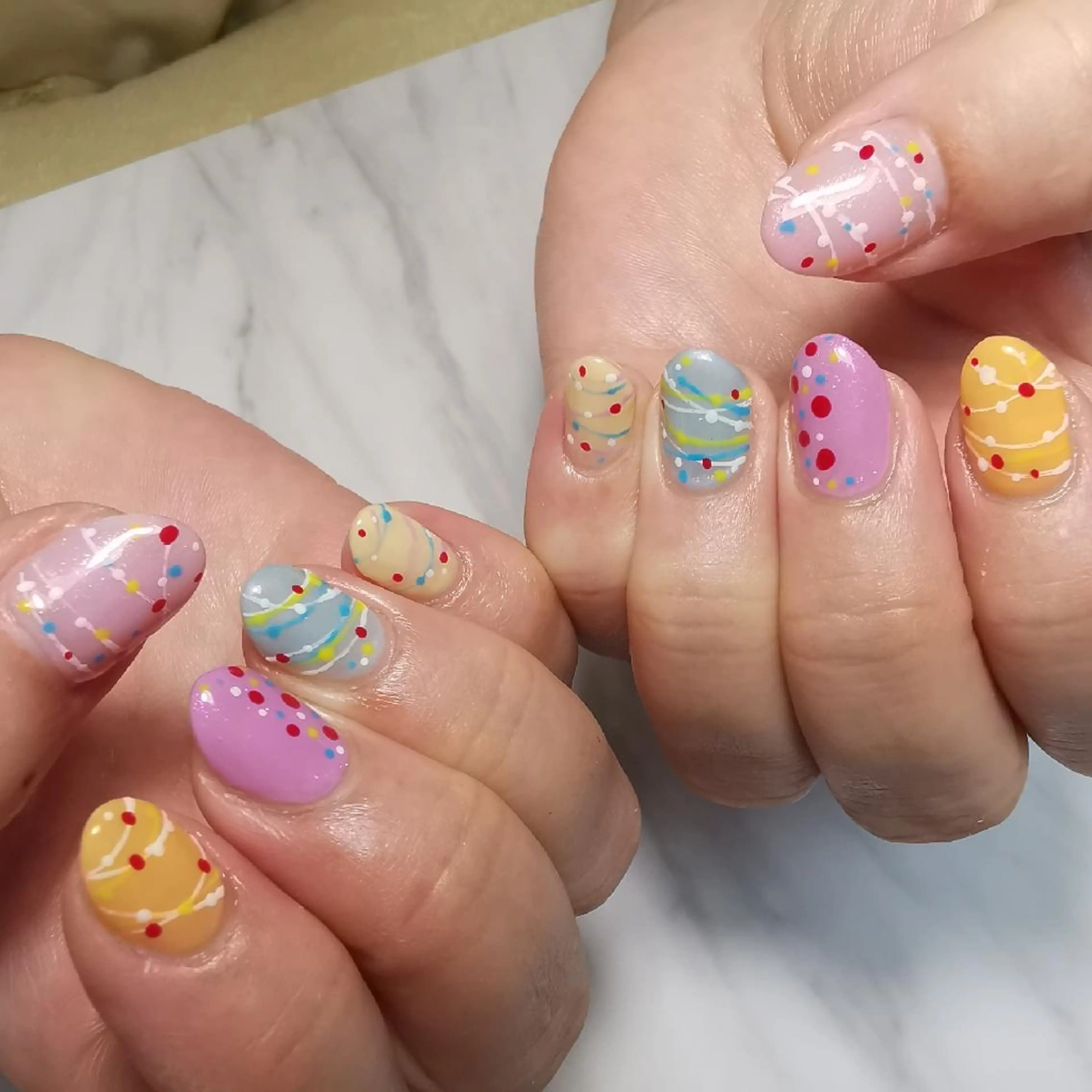 ネイル ヨーヨーネイル ハンドネイル reve あやののネイルデザイン