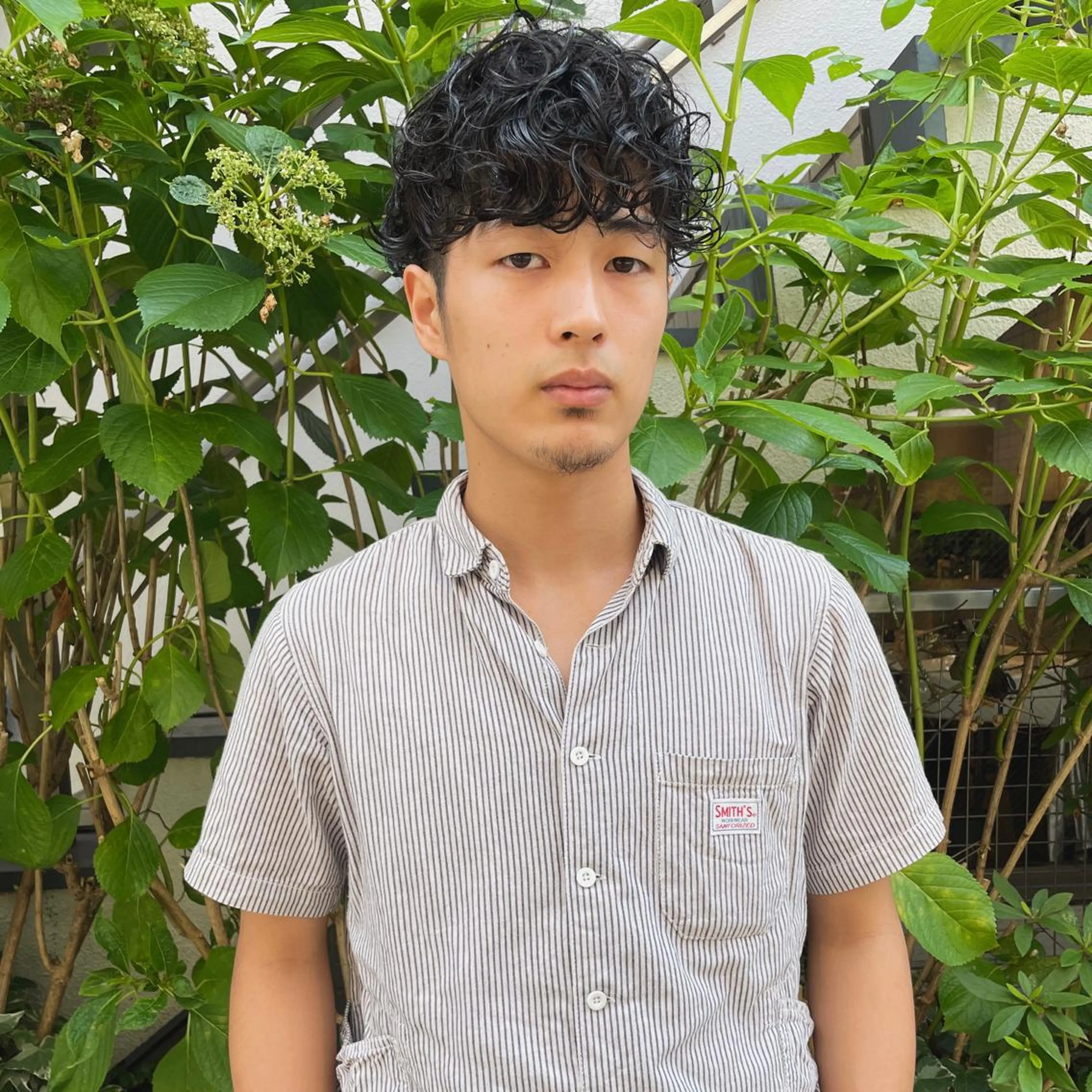 ショート パーマ メンズ ショートボブ ショートレイヤー メンズブリーチ メンズデザインカット フェードカット 🌈圧倒的デザイン パーマ　関和希のヘアスタイル