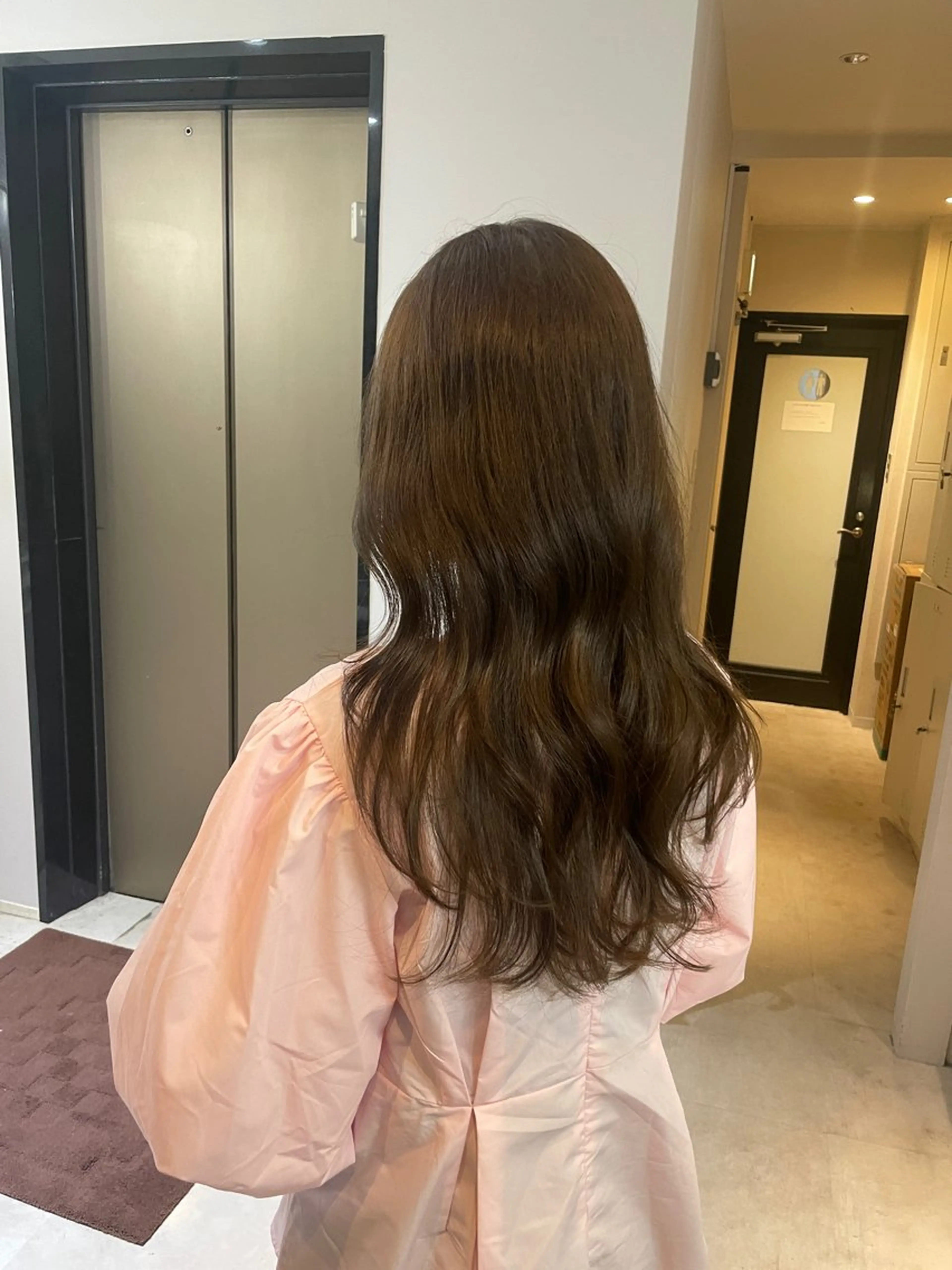 ロング カラー 韓国風ヘア レイヤーカット カット ヘアカラー トリートメント HARUKA韓国ヘア /Luana梅田のヘアスタイル