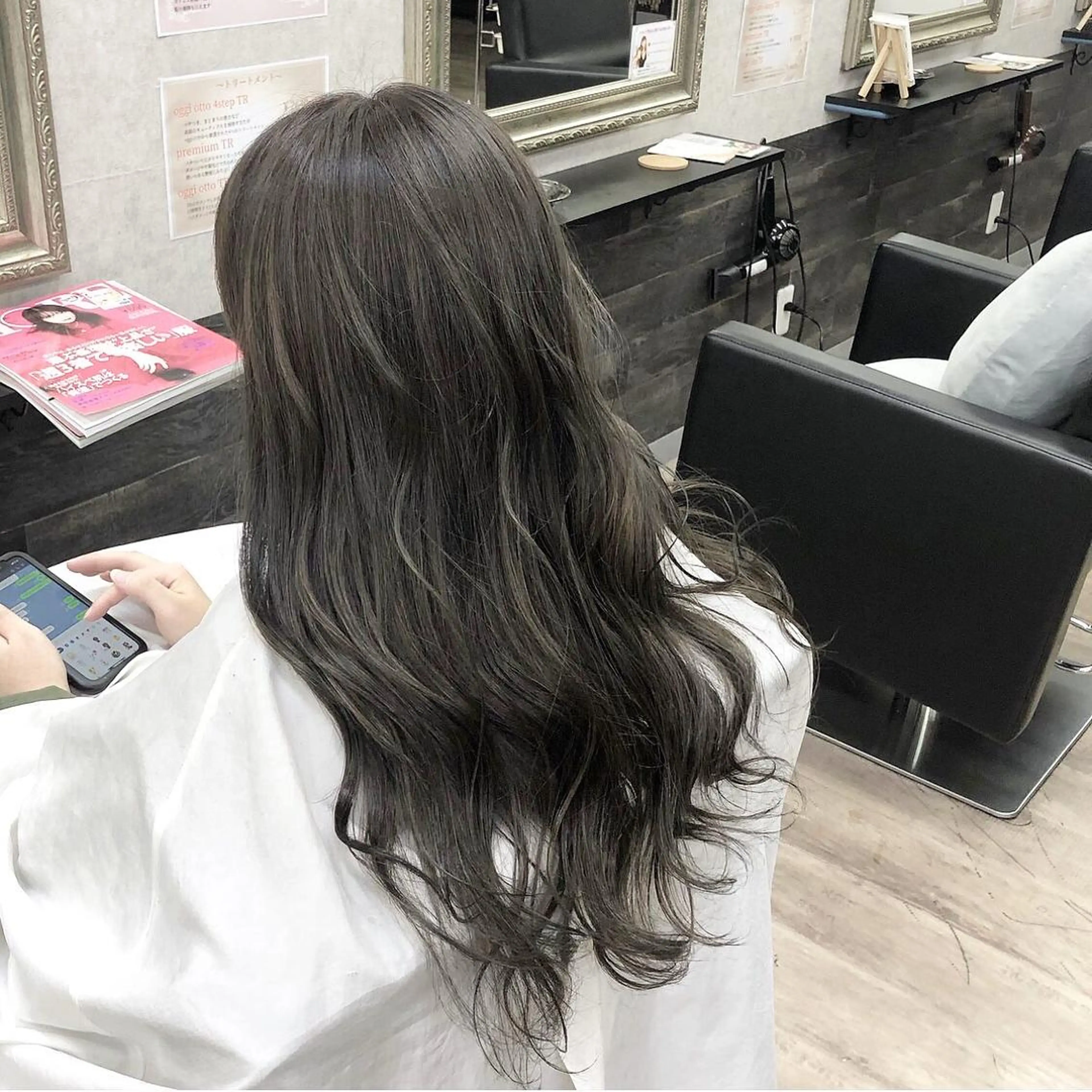 ロング カラー N-plants 楓のヘアスタイル