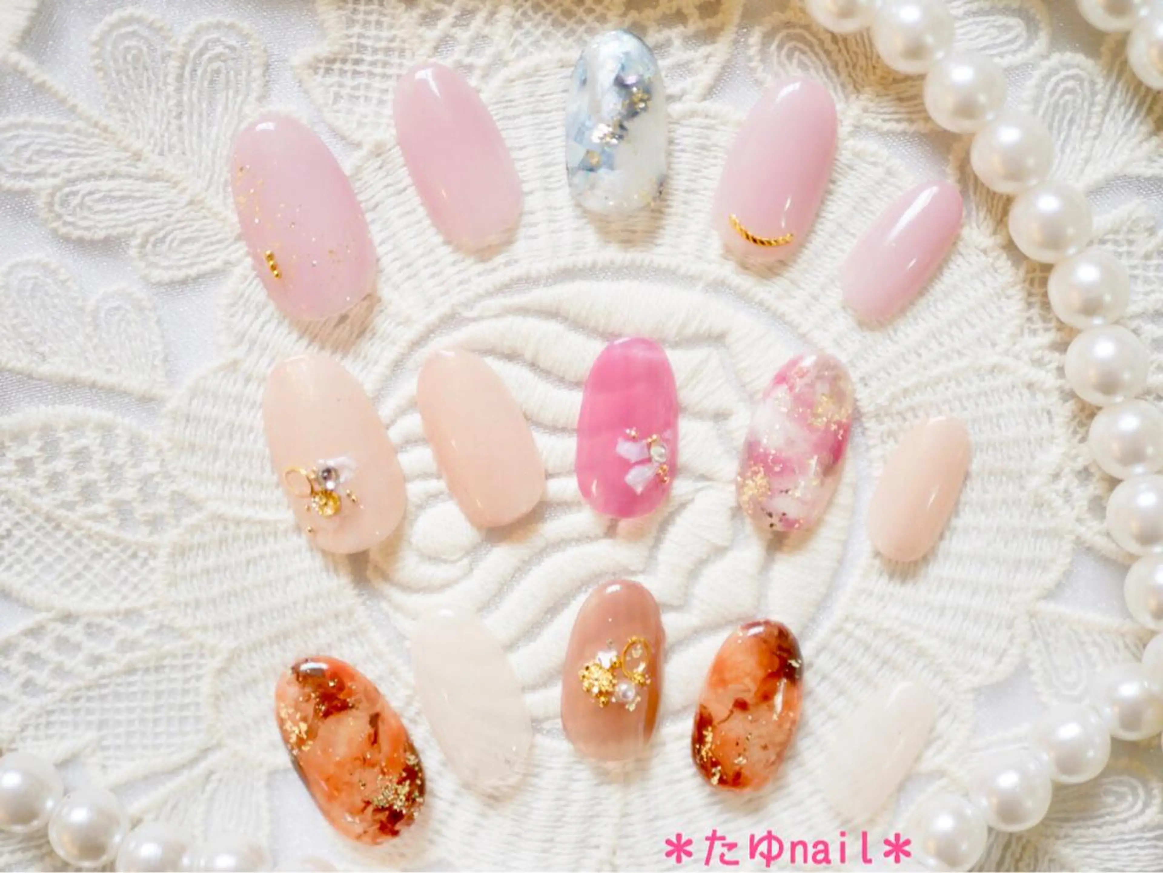 ネイル フットネイル ネイルサロン・ネイルスクール　たゆnail所属・ネイルサロン 【たゆnail】のネイルデザイン