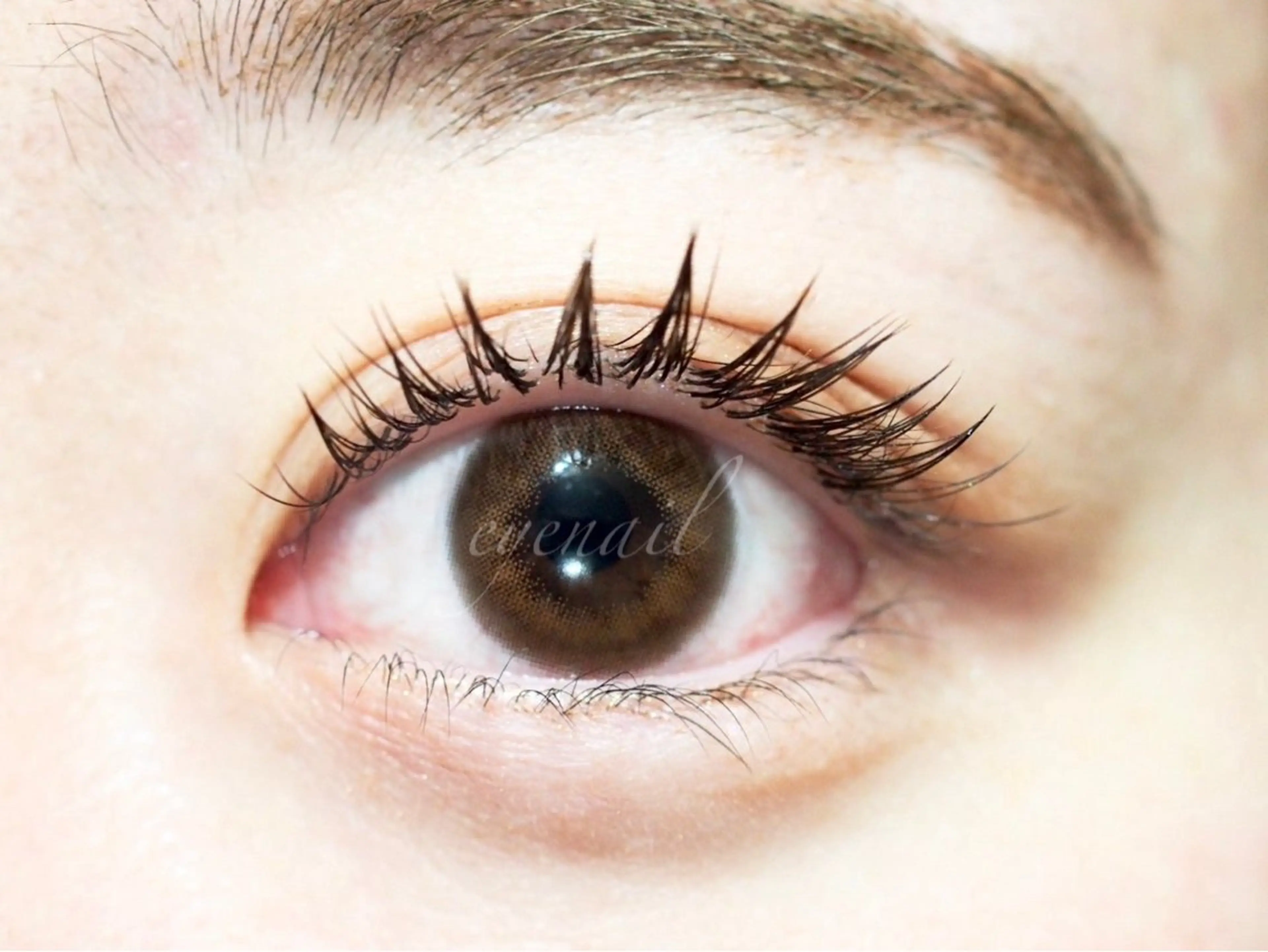 マツエク・マツパ 束感まつ毛 フラットラッシュ マツエク eyenail 𓂃◌𓈒♡のマツエク・マツパデザイン