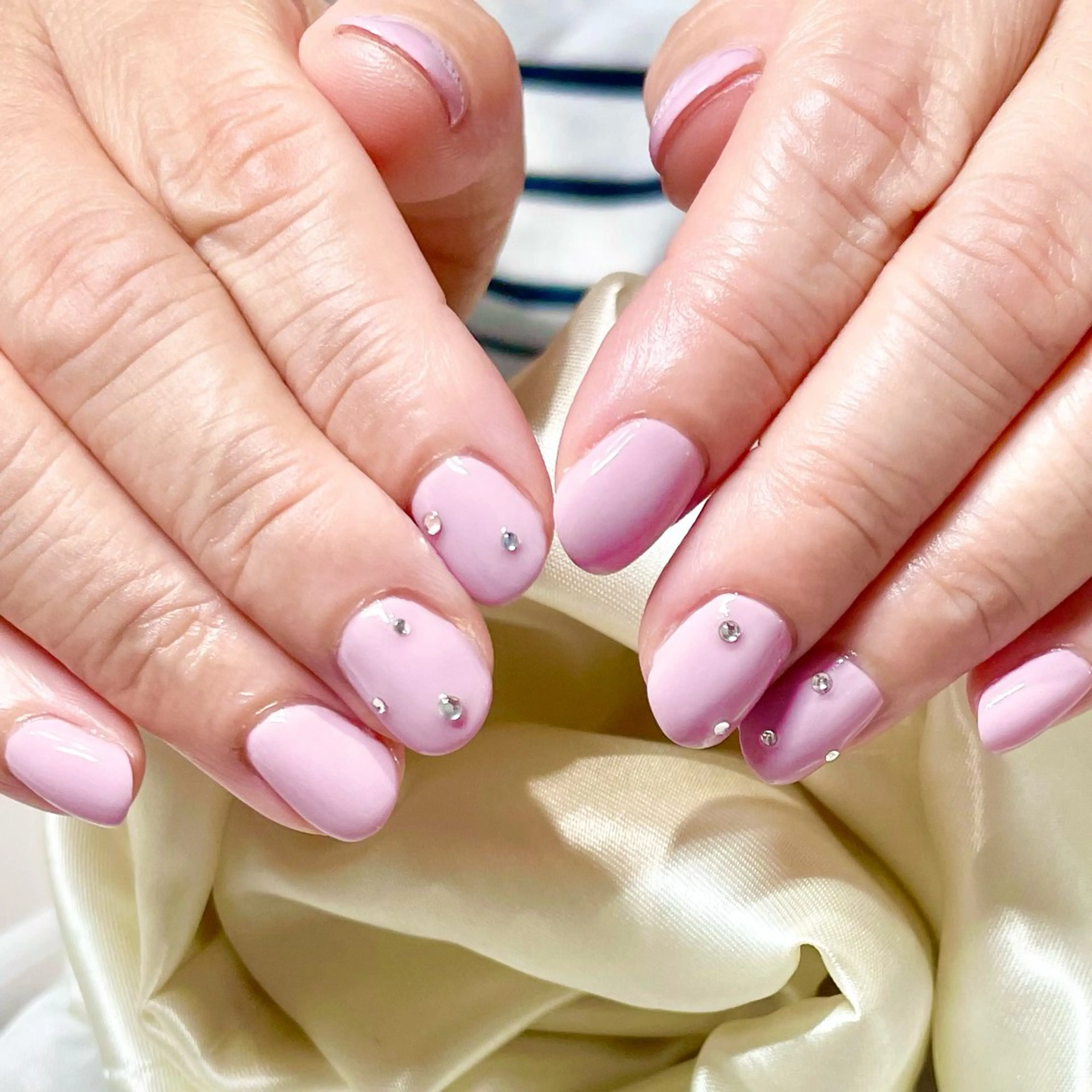 ネイル オフィスネイル シンプルネイル Nail Salon Y.のネイルデザイン