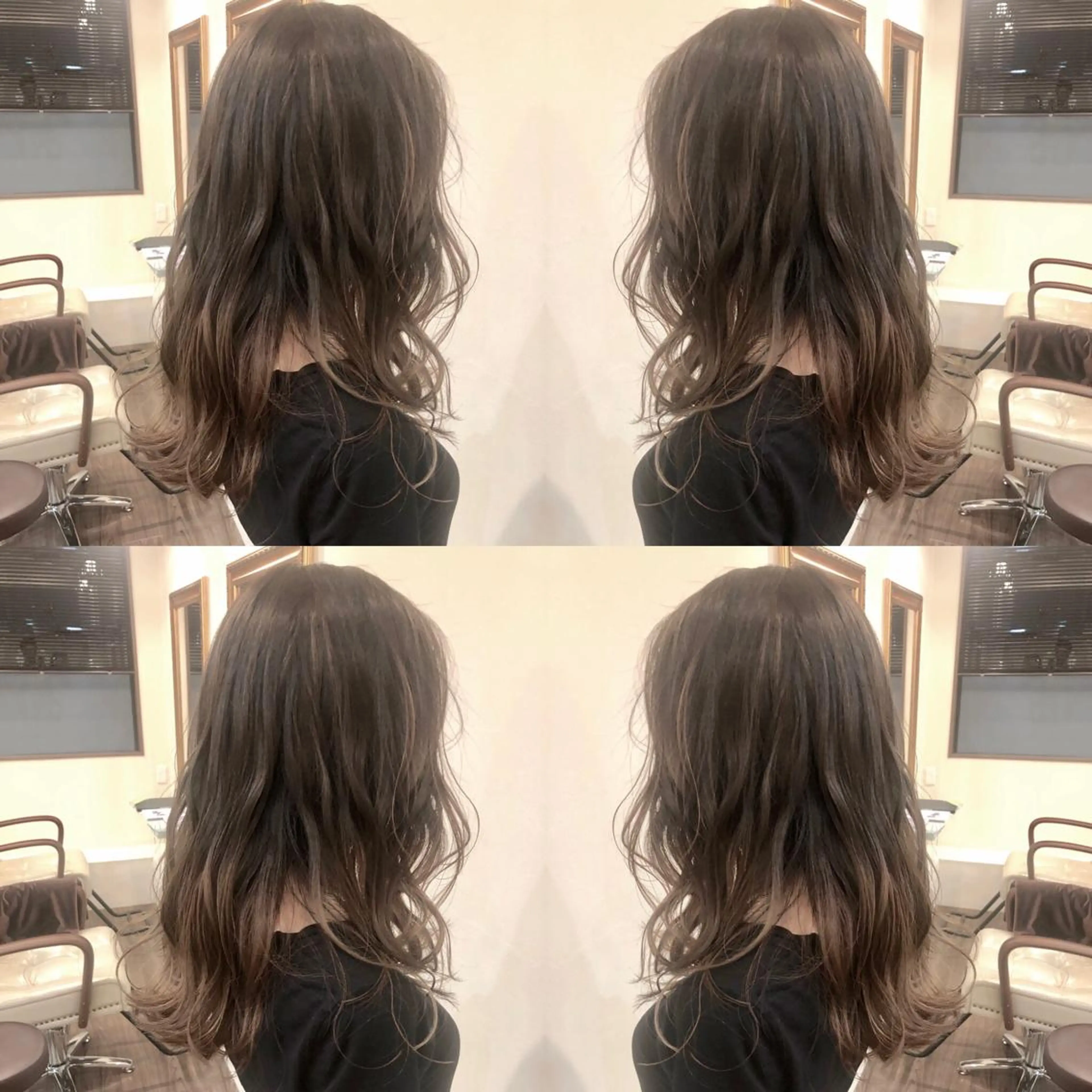 セミロング カラー ヘアカラー Hair make VERDA所属・宮下 耕平のヘアスタイル