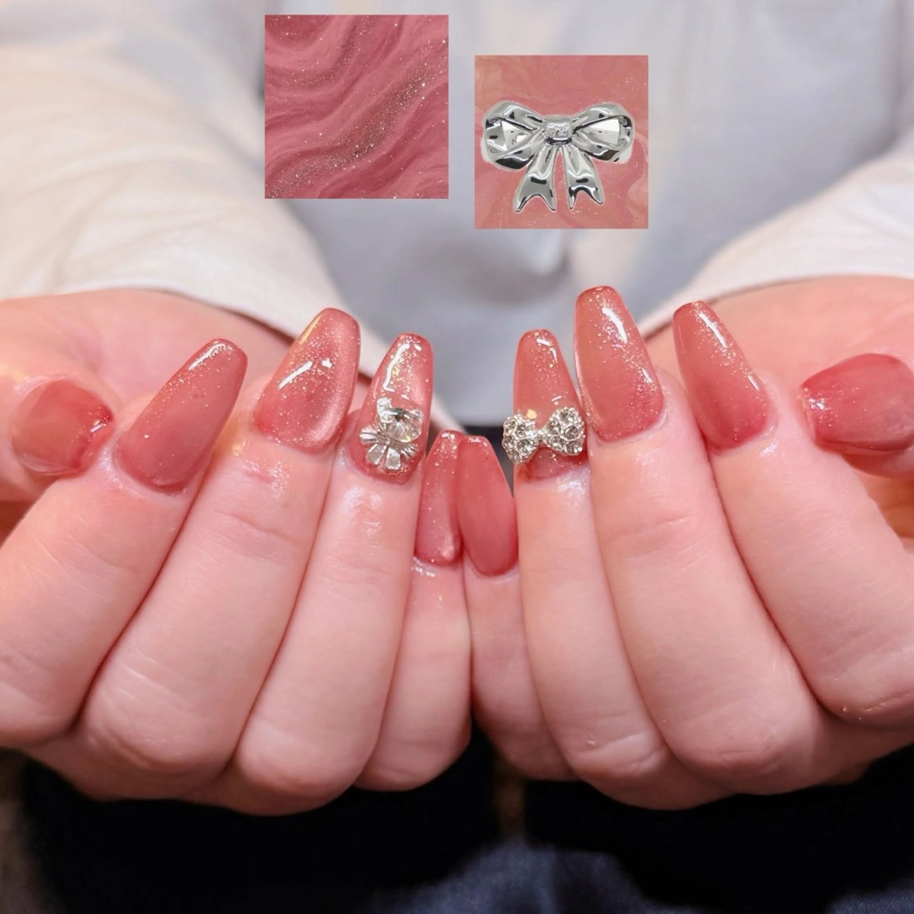 ネイル 長さ出し 持ち込み MIRA NAILROOM SALON所属・MIRA NAILROOMのネイルデザイン