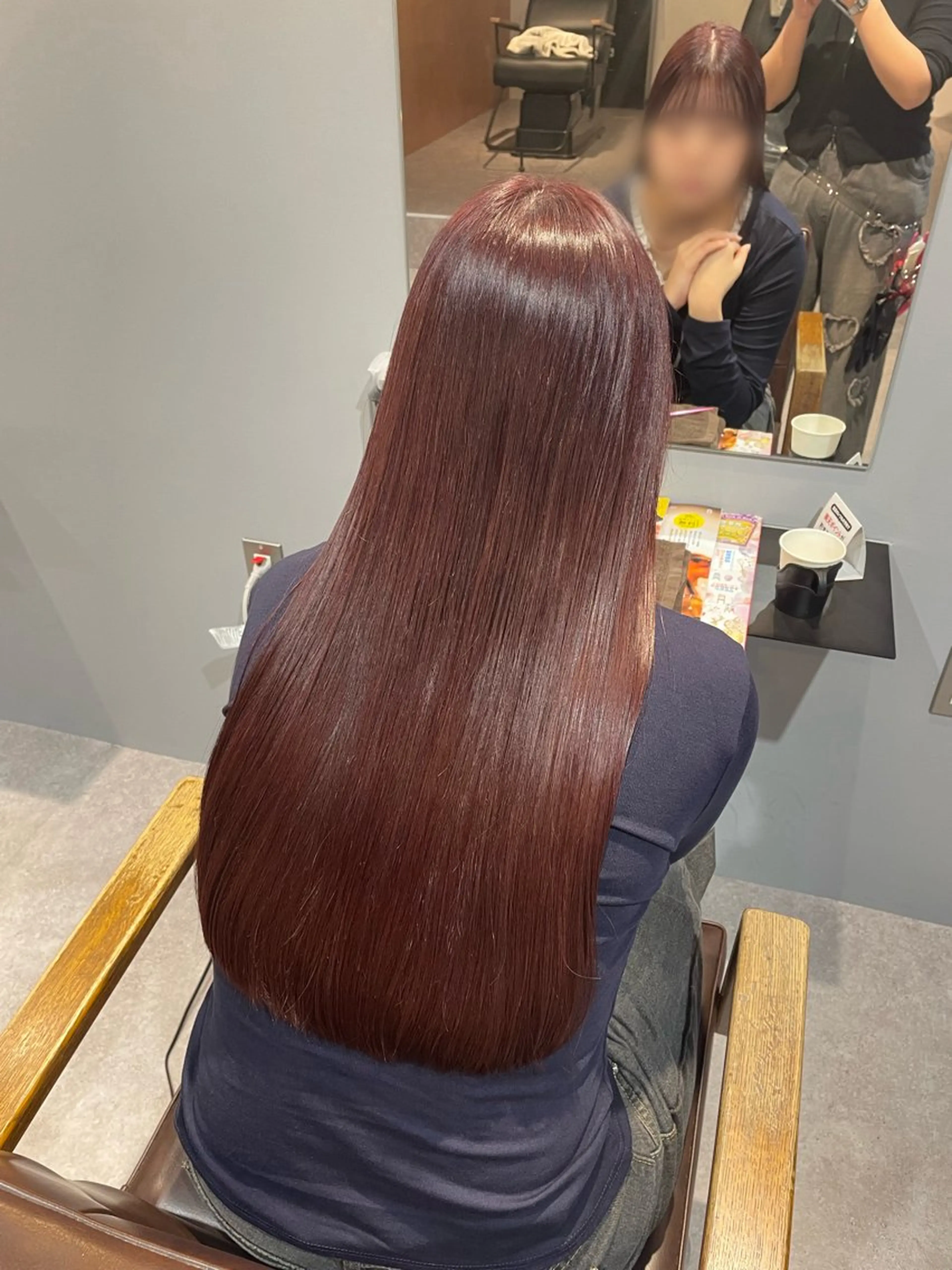 ロング Mimi🎀 ブリーチなしＷカラーのヘアスタイル