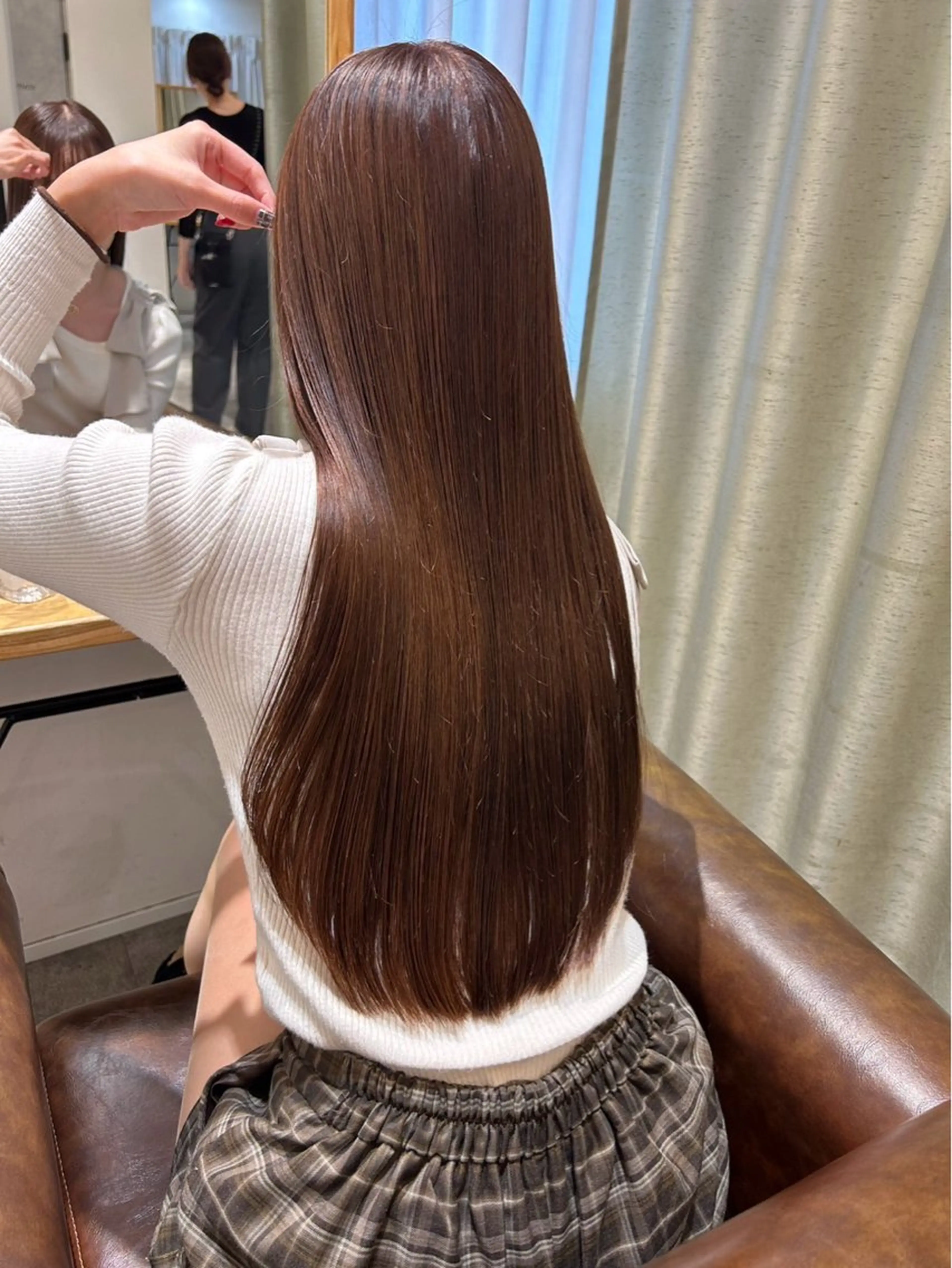 ロング カラー ヘアカラー トリートメント Atre.所属・武庫之荘/髪質改善 おみのヘアスタイル