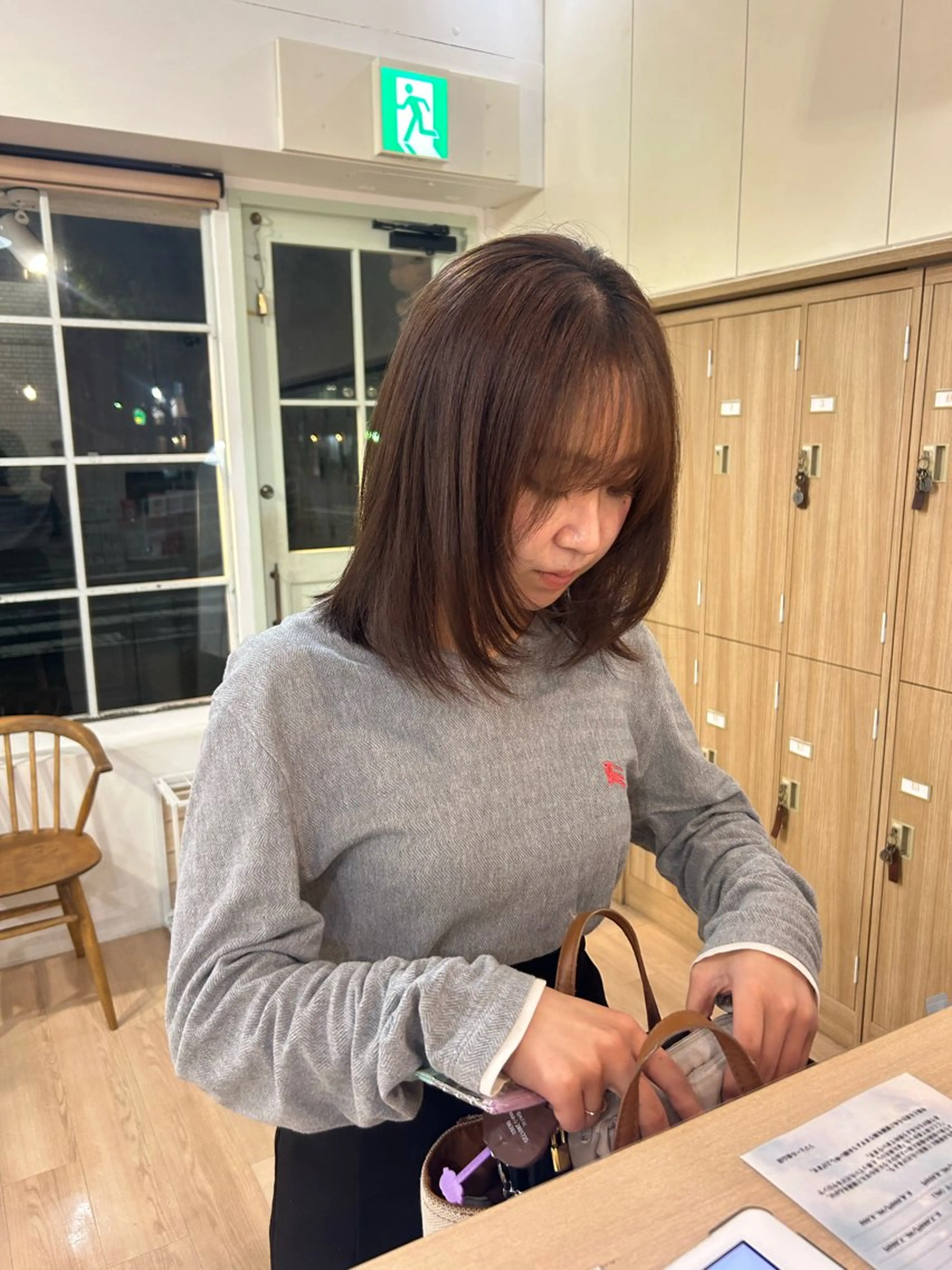 セミロング カラー レイヤーカット/髪質 改善✨/藤田侑花のヘアスタイル