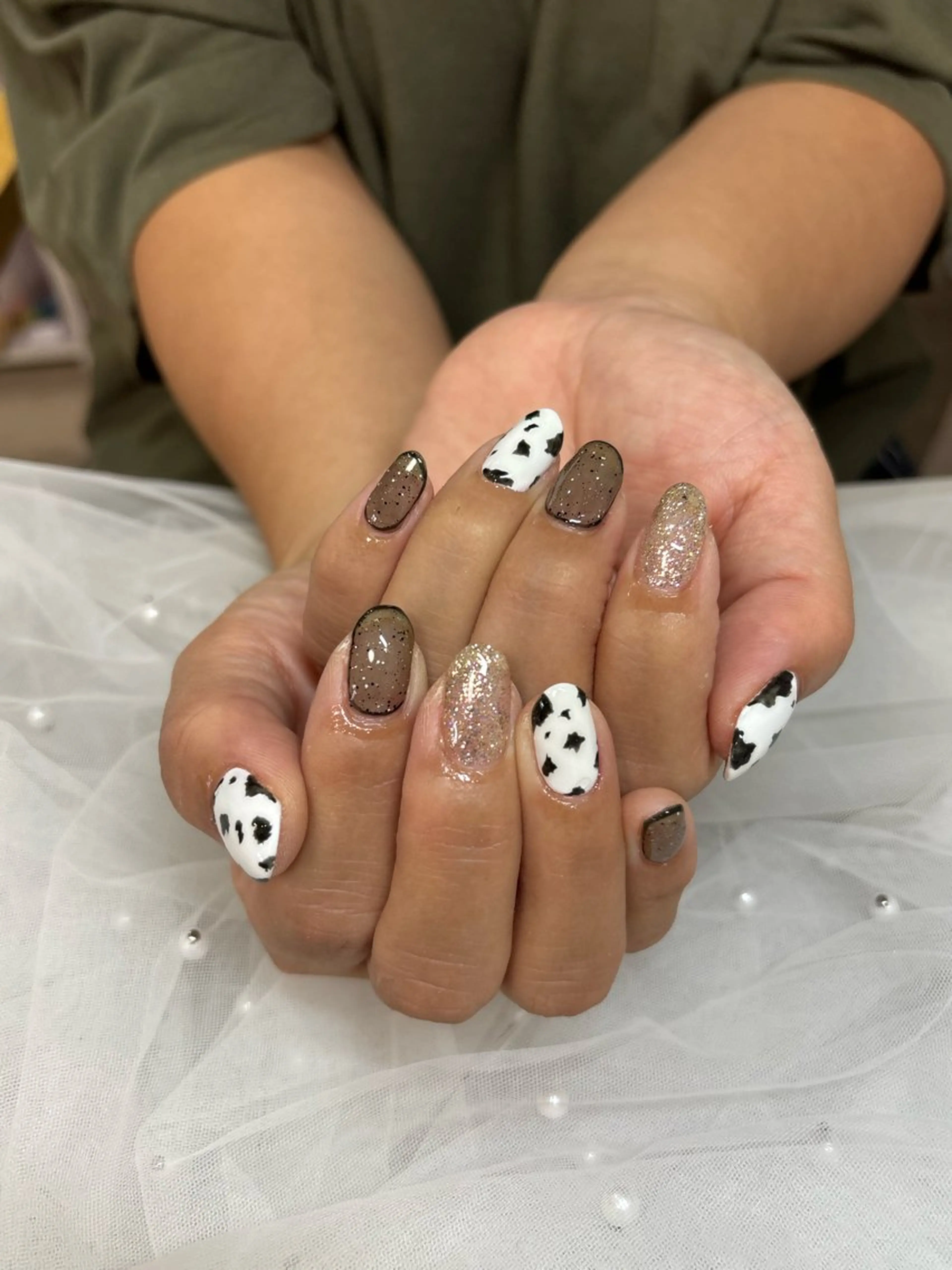 ネイル 長さ出し スカルプネイル ハンドネイル lalaroom. nailsalon航空公園店所属・lala room.のネイルデザイン