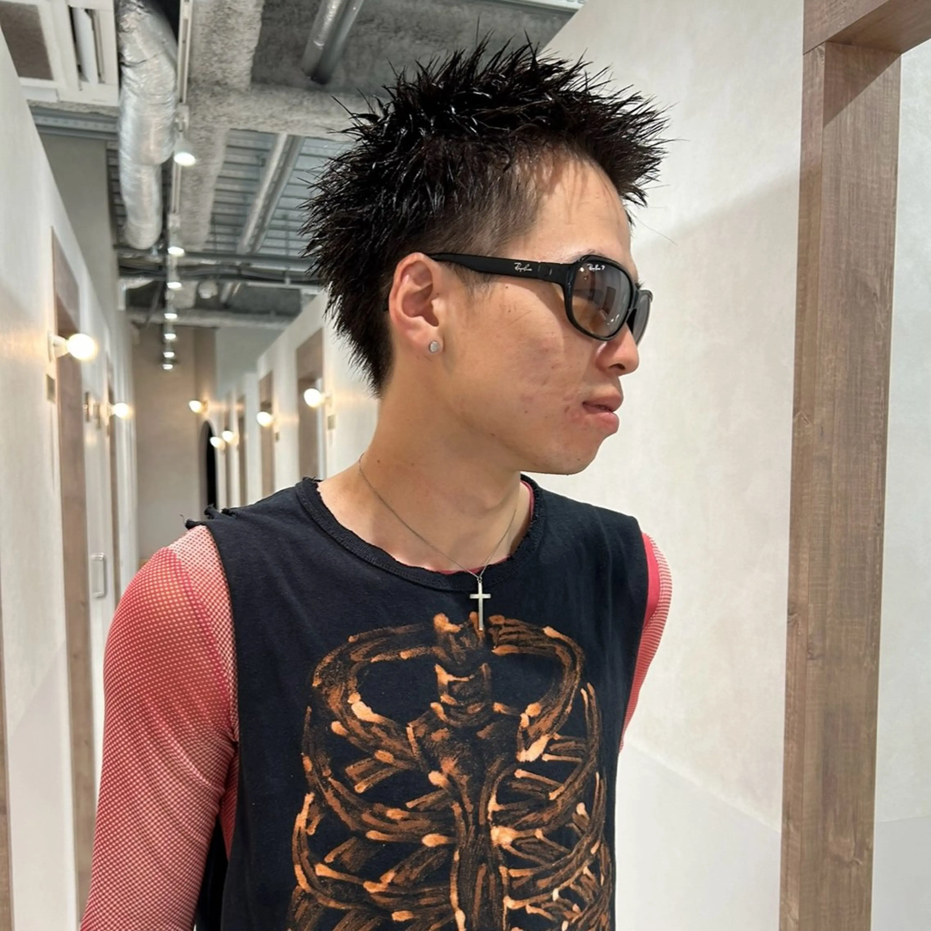 メンズ スパイキーショート カット garage.所属・スパイキーショート 平出天翔のヘアスタイル