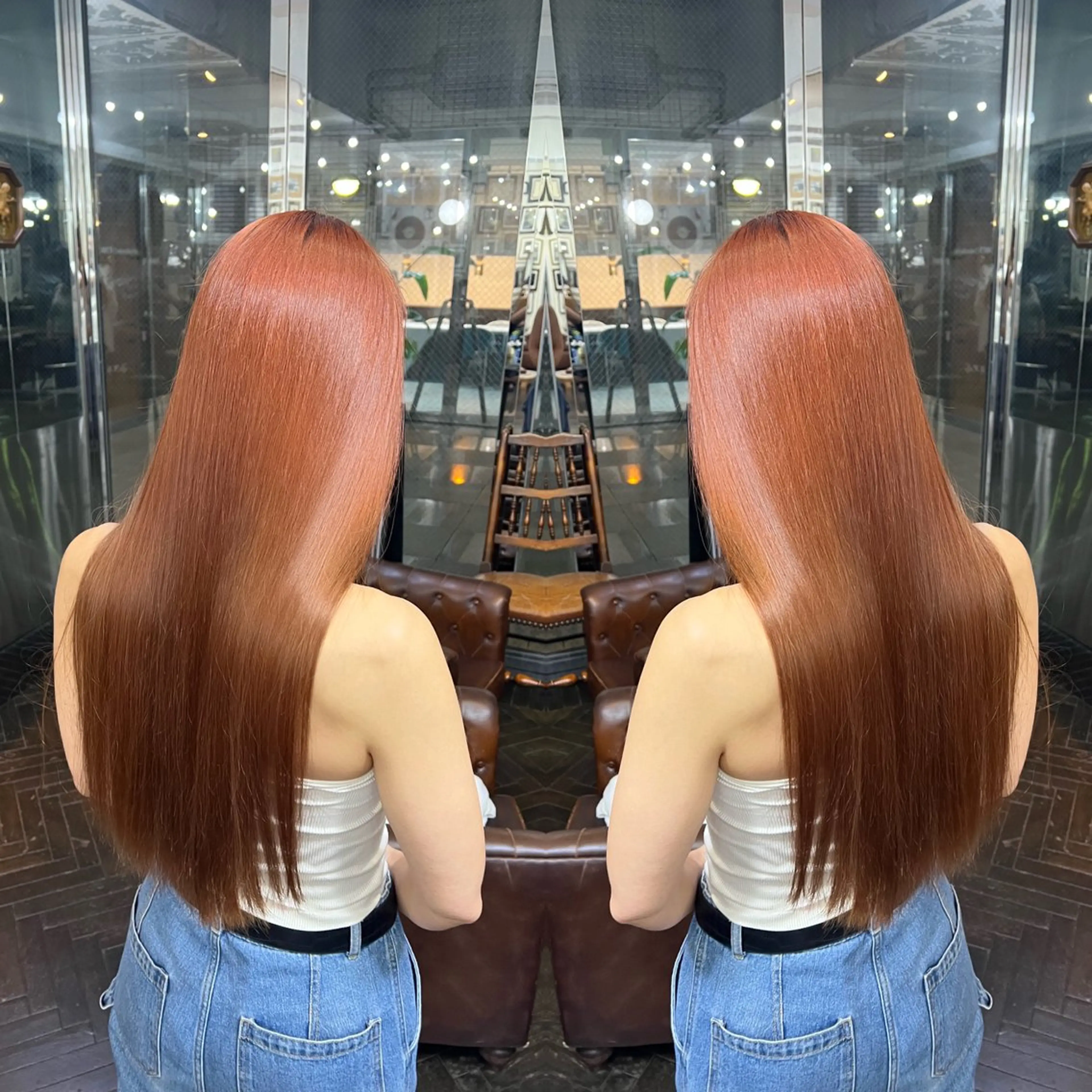 ロング カラー レイヤー/ボブ/ ミニボブ/AOIのヘアスタイル