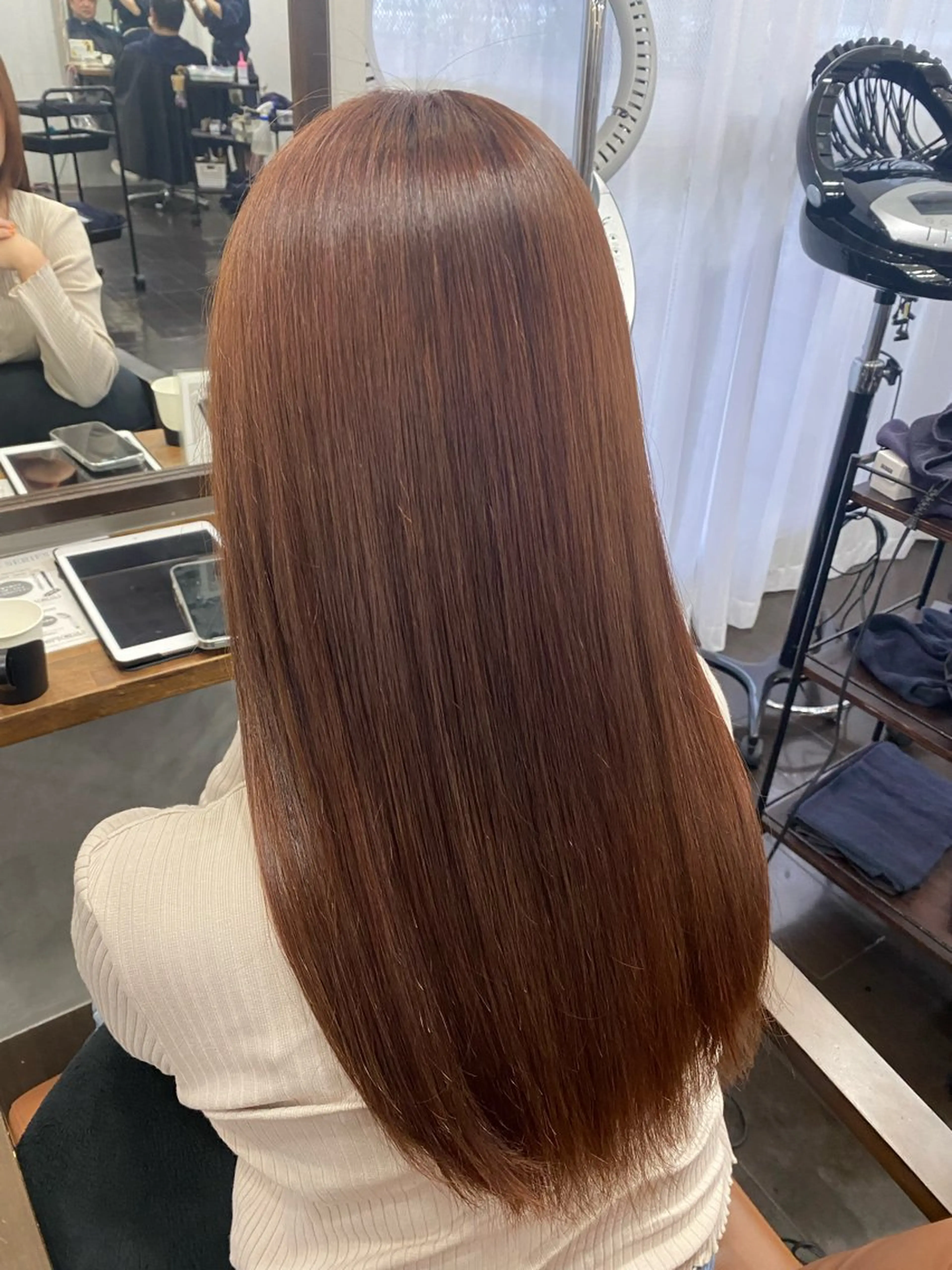ロング カラー ヘアアレンジ ベージュカラー 透明感カラー ピンクカラー ピンクベージュ トリートメント 🍒ᩚ名駅/艶髪 縮毛矯正/あゆ🍒ᩚのヘアスタイル