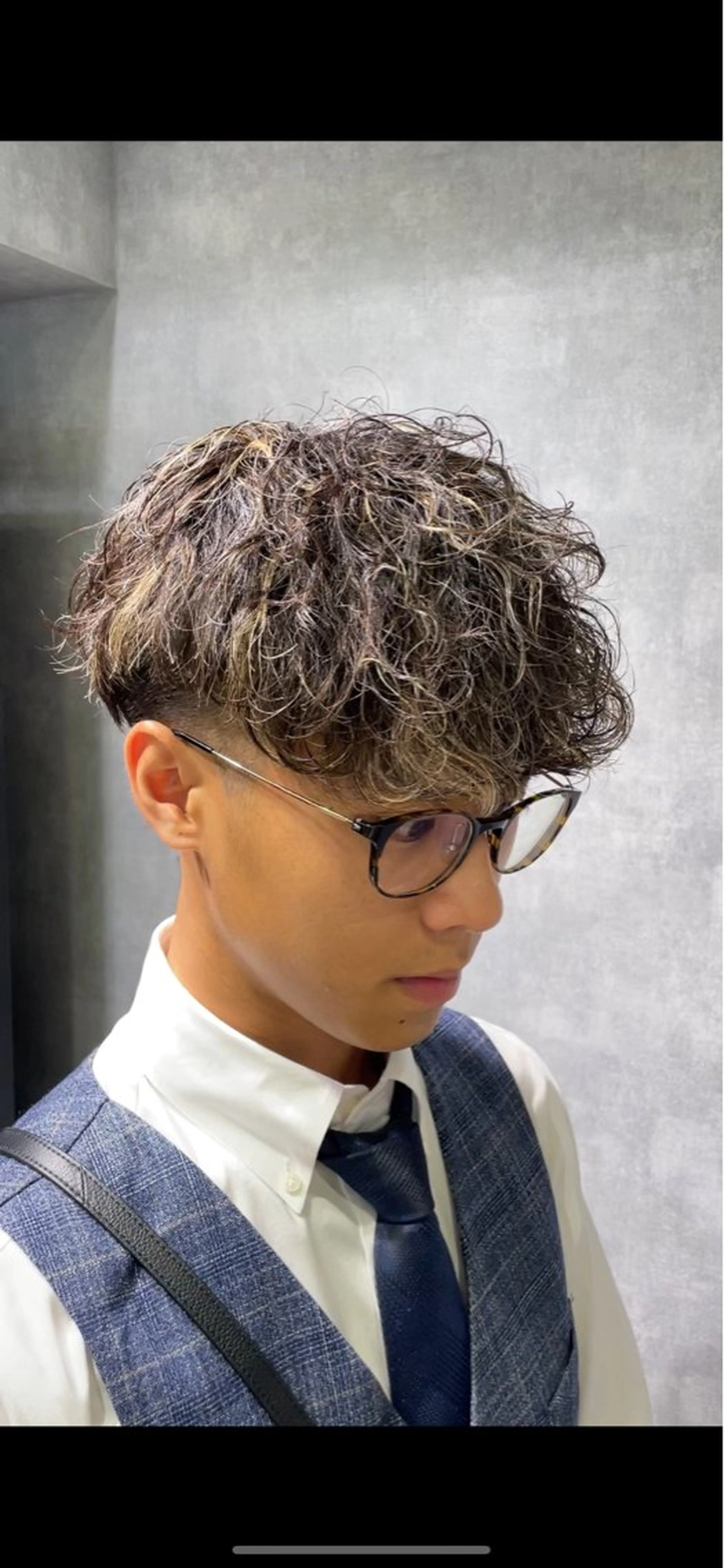 ショート カラー パーマ メンズ RAYS NAGOYA所属・RAYSNAGOYA 雅也のヘアスタイル