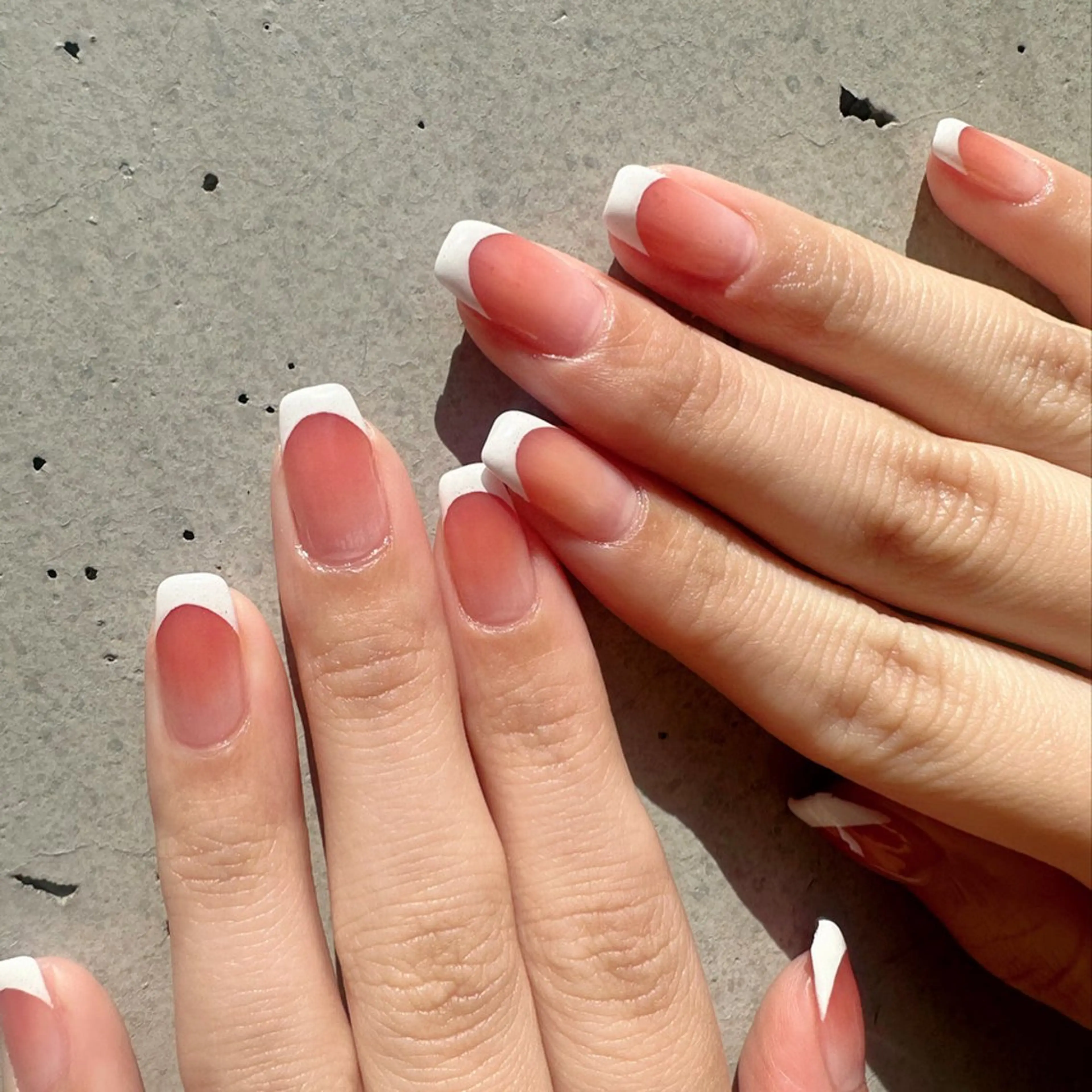 ネイル クリアネイル フレンチネイル グラデーション 氷ネイル・うるうるネイル 韓国ネイル 🪞KAPE NAIL 🪞のネイルデザイン