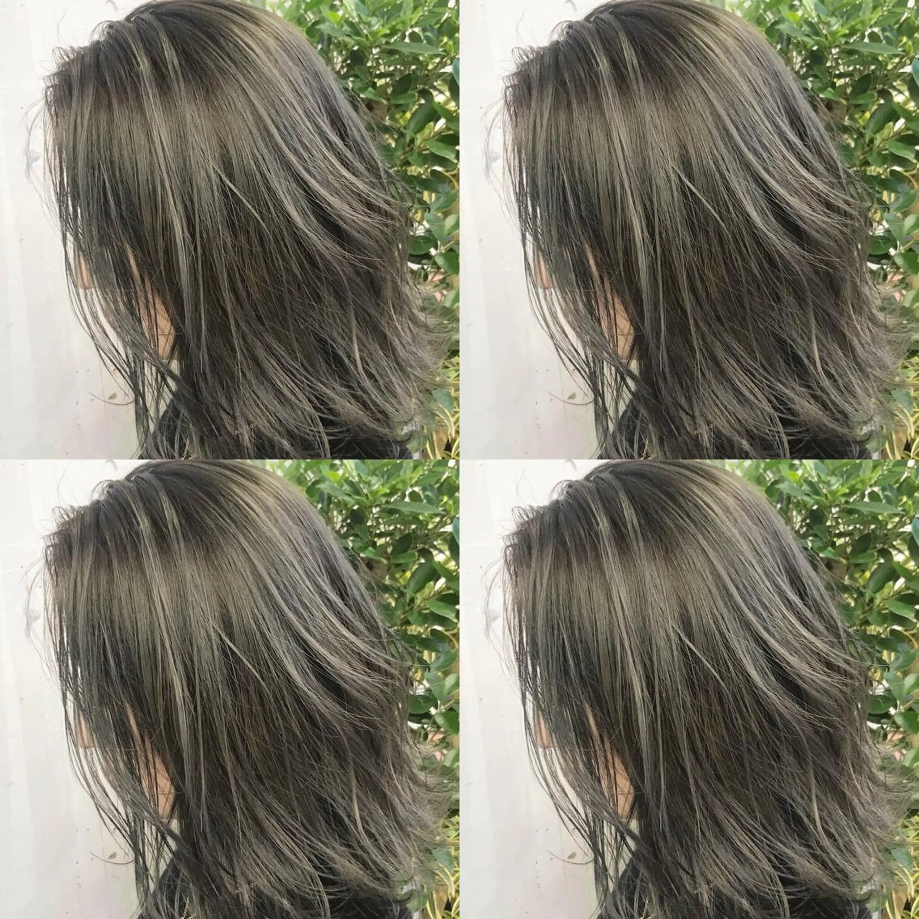 ミディアム カラー ヘアアレンジ グレージュ カーキグレージュ カット トリートメント 垢抜け案内人 鈴木聖矢✂️のヘアスタイル