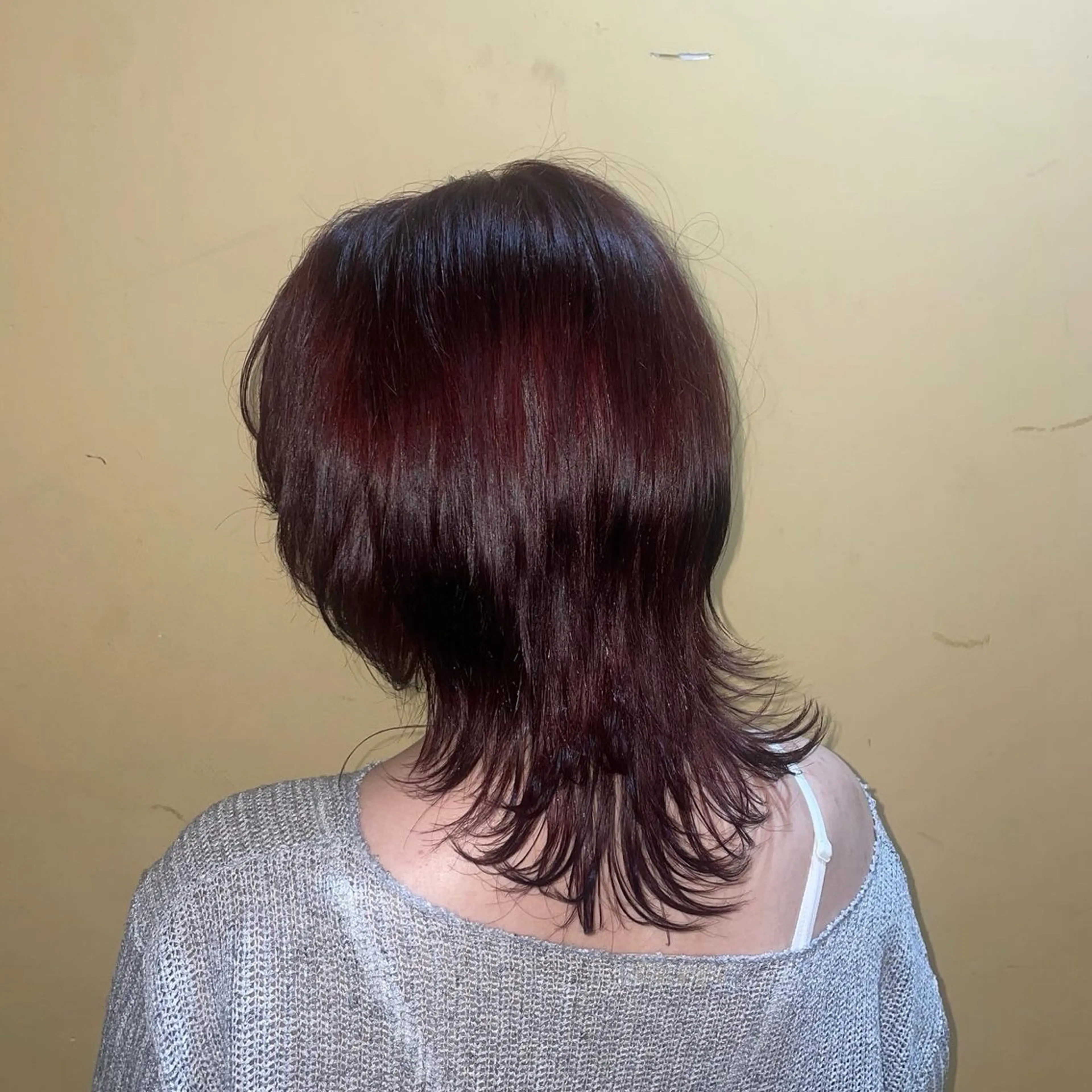 ミディアム ヘアカラー 大谷 羽音のヘアスタイル