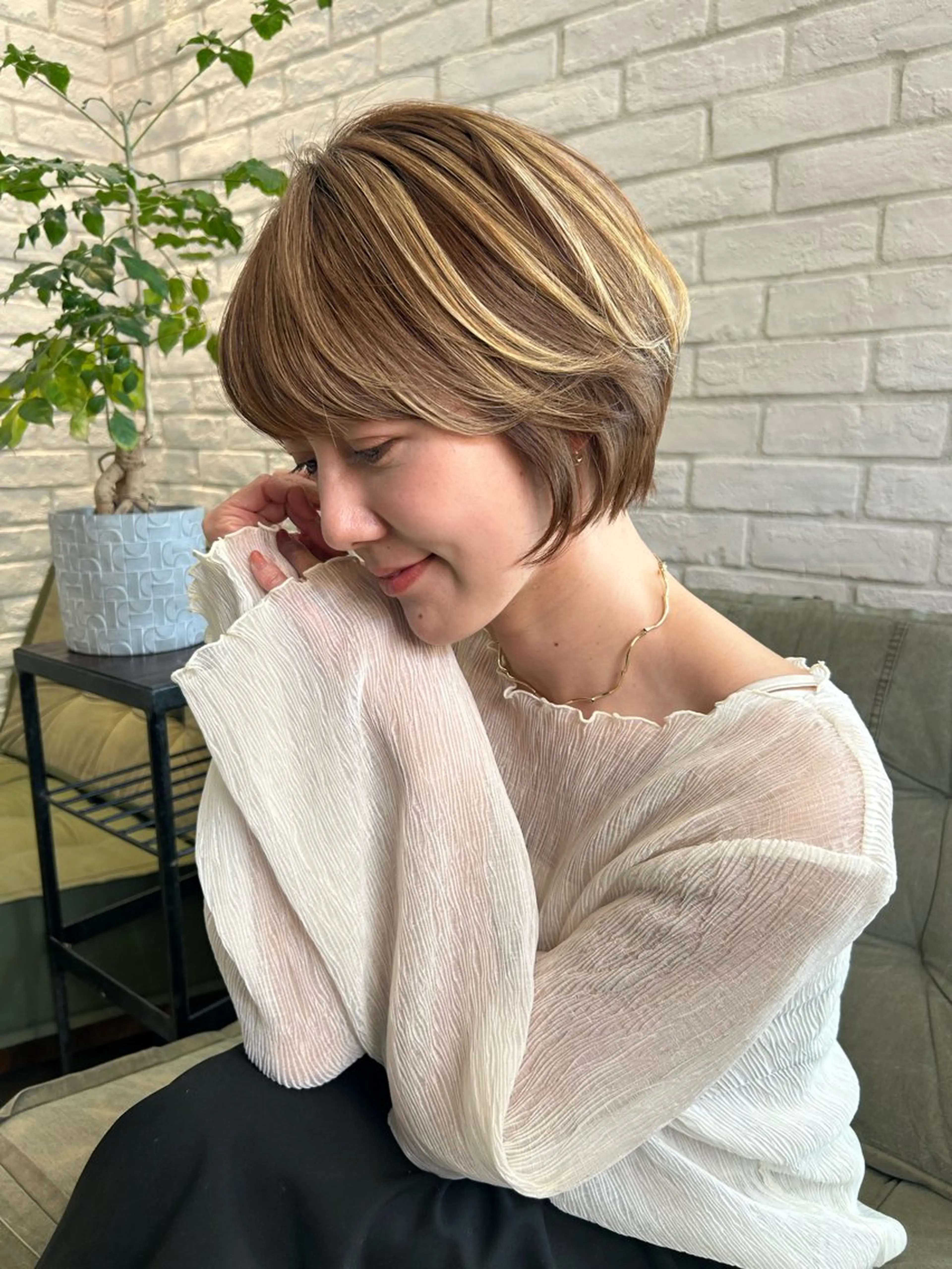 セミロング The C海老名店所属・🕊️柳谷 壽里🕊️のヘアスタイル