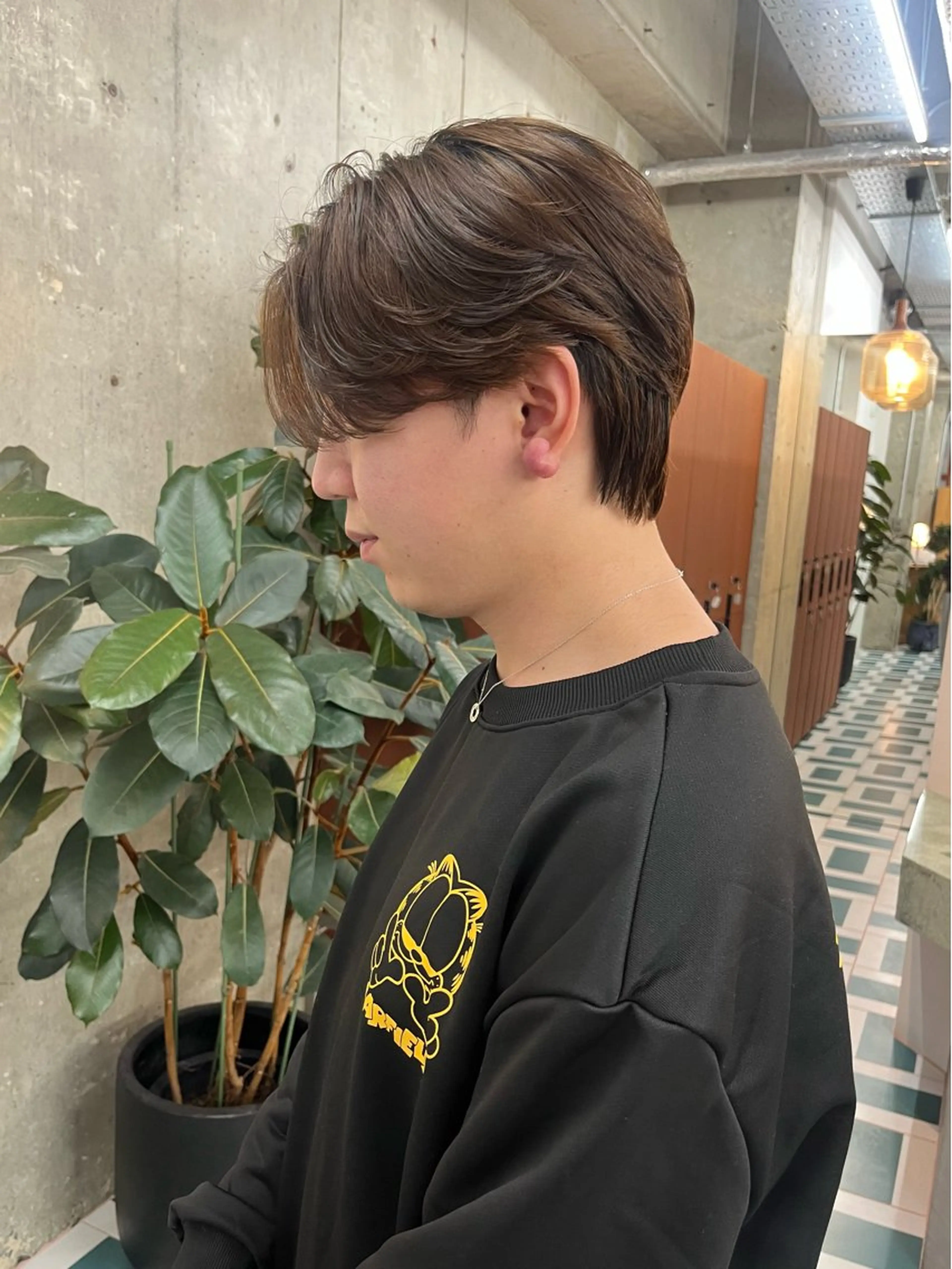 メンズ メンズ韓国風 メンズウルフカット ウルフカット noé所属・HINA/栄/ボブ/ ボブパーマ/インナーのヘアスタイル