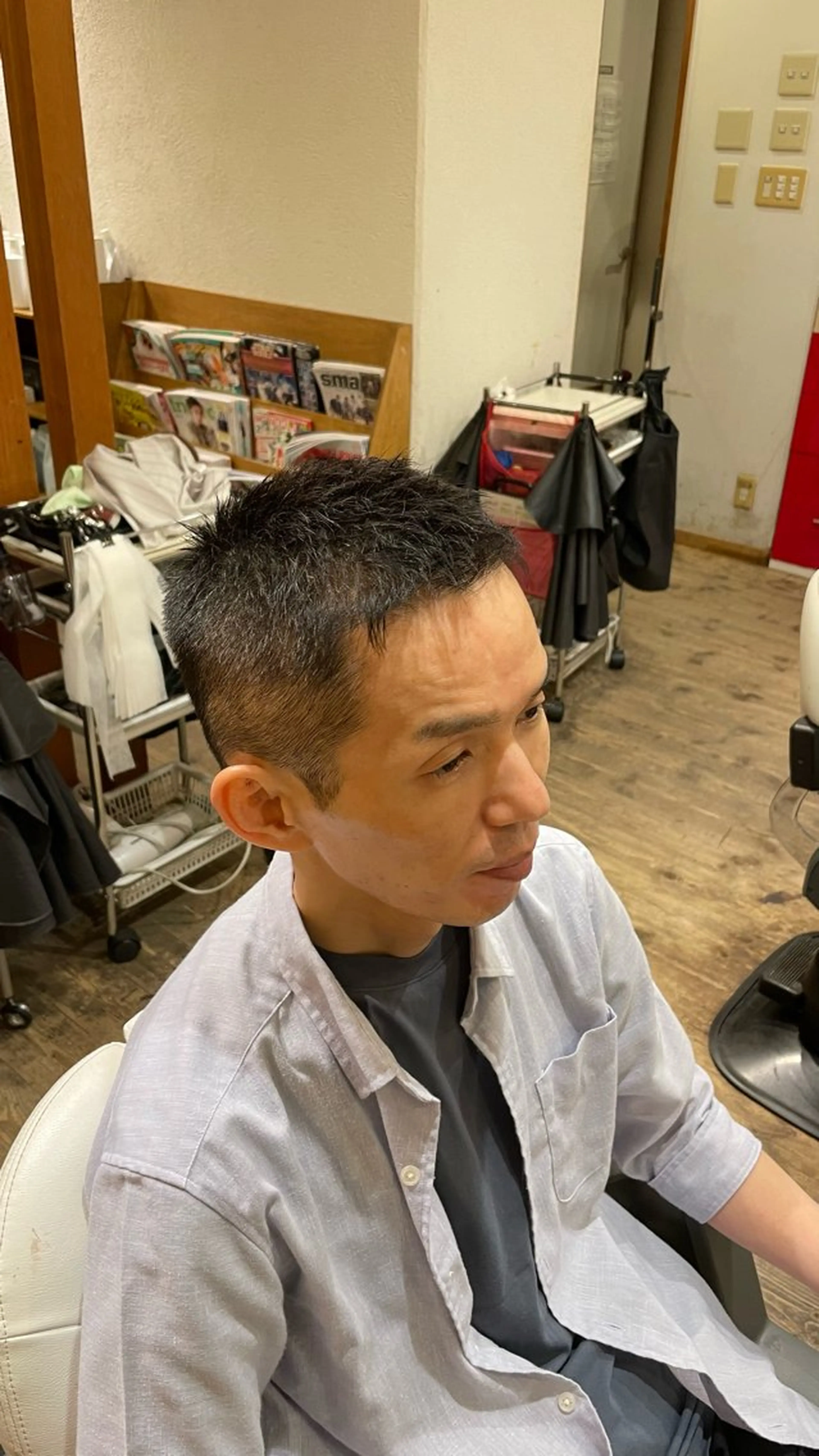 ショート メンズ 椿 大輔のヘアスタイル
