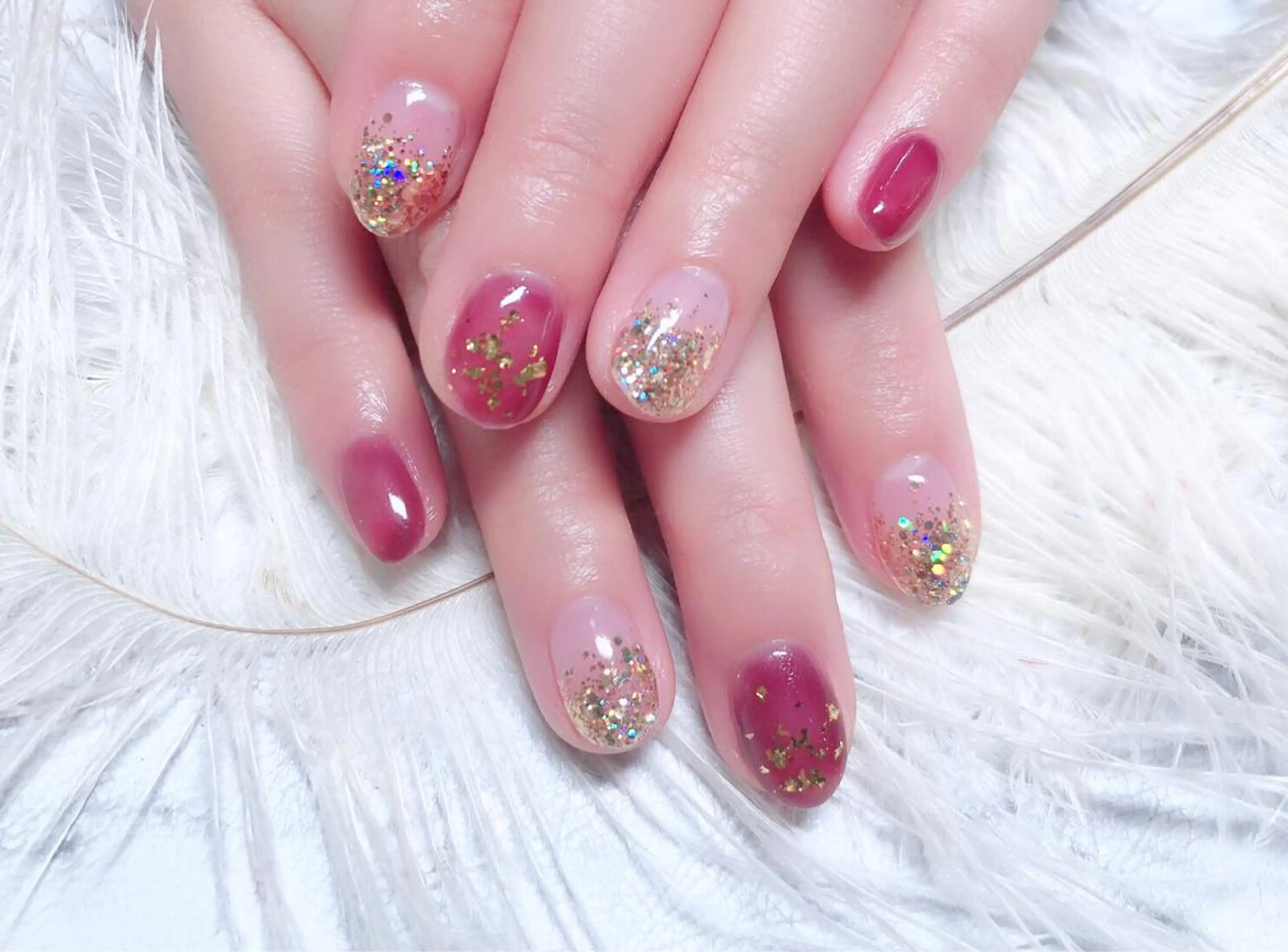 ネイル ハンドネイル マジックミラー所属・マジック ミラーのネイルデザイン